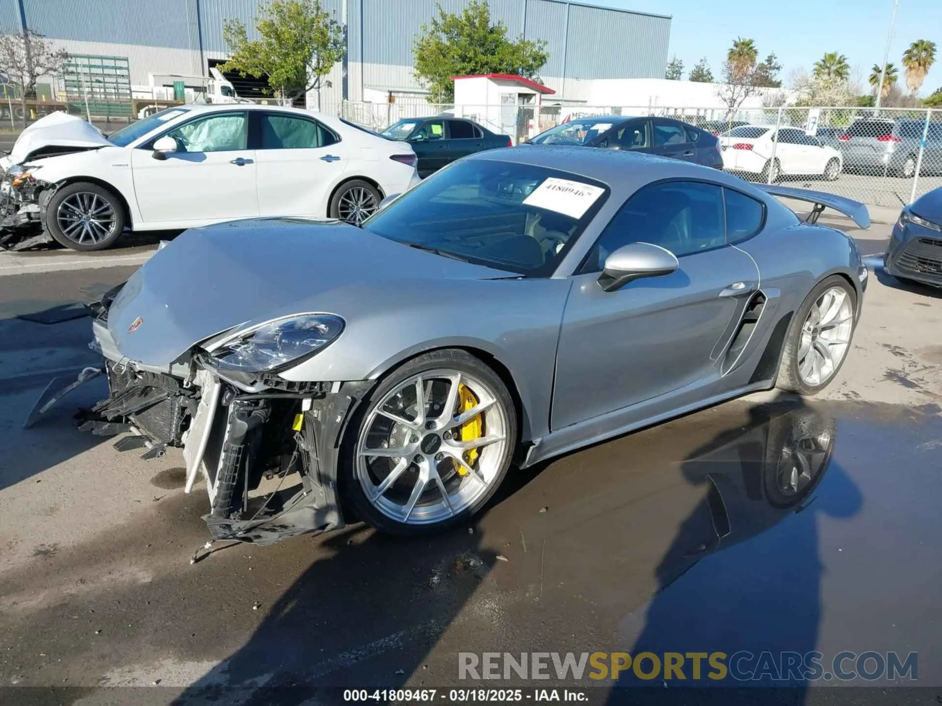 2 Photograph of a damaged car WP0AC2A82NS275201 PORSCHE 718 CAYMAN 2022