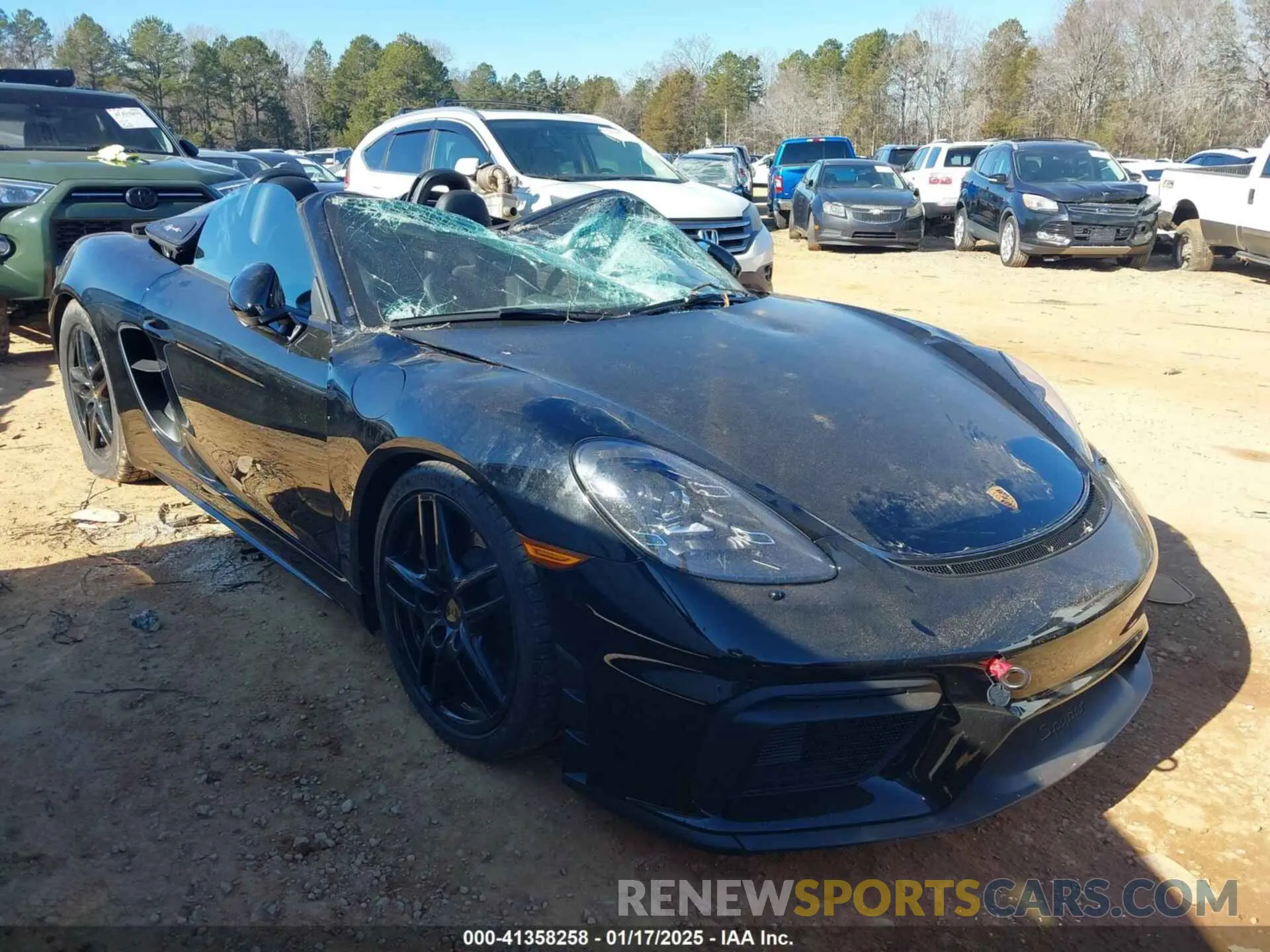 1 Photograph of a damaged car WP0CC2A81MS240303 PORSCHE 718 SPYDER 2021