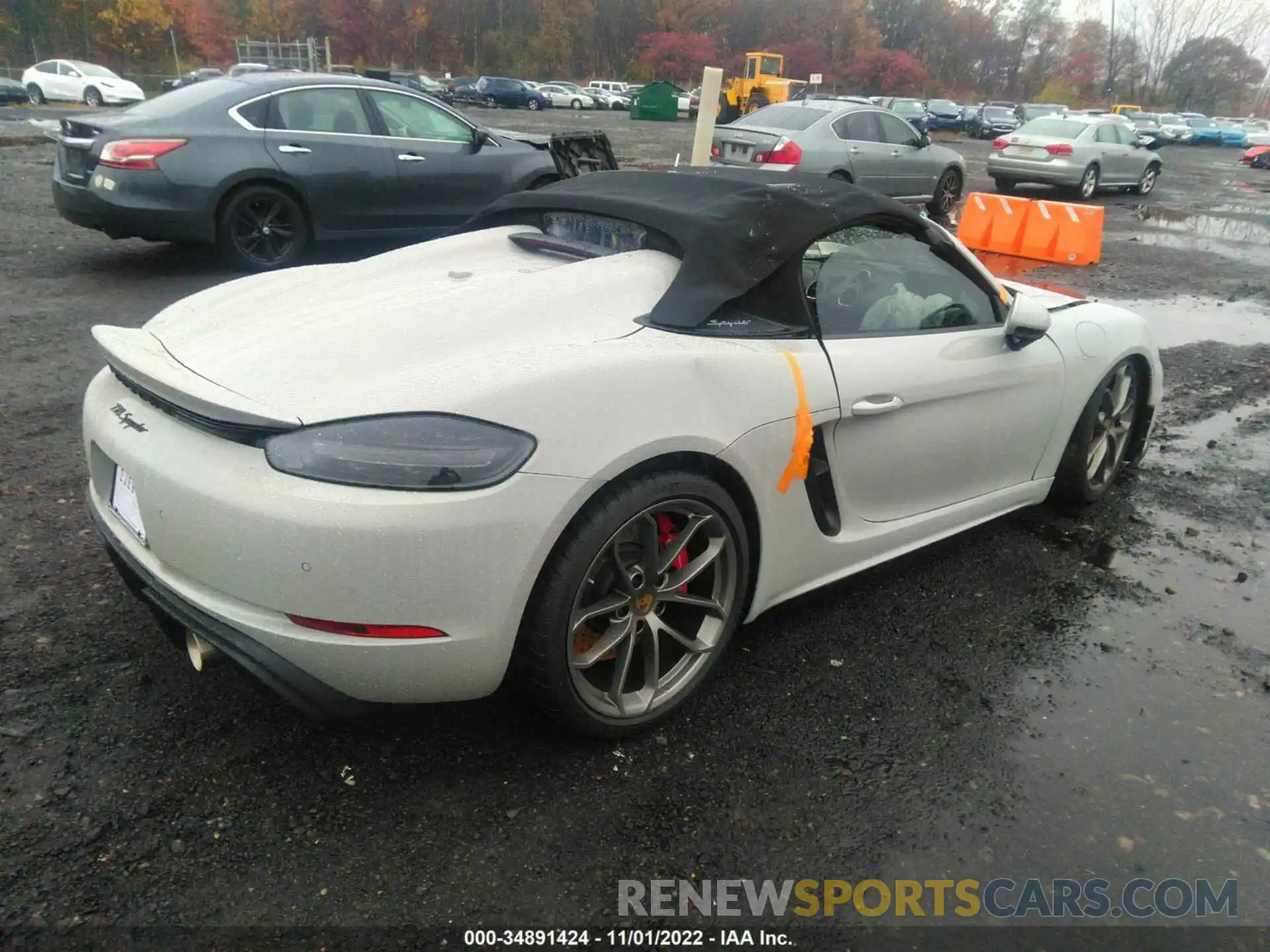 4 Photograph of a damaged car WP0CC2A85NS235428 PORSCHE 718 SPYDER 2022