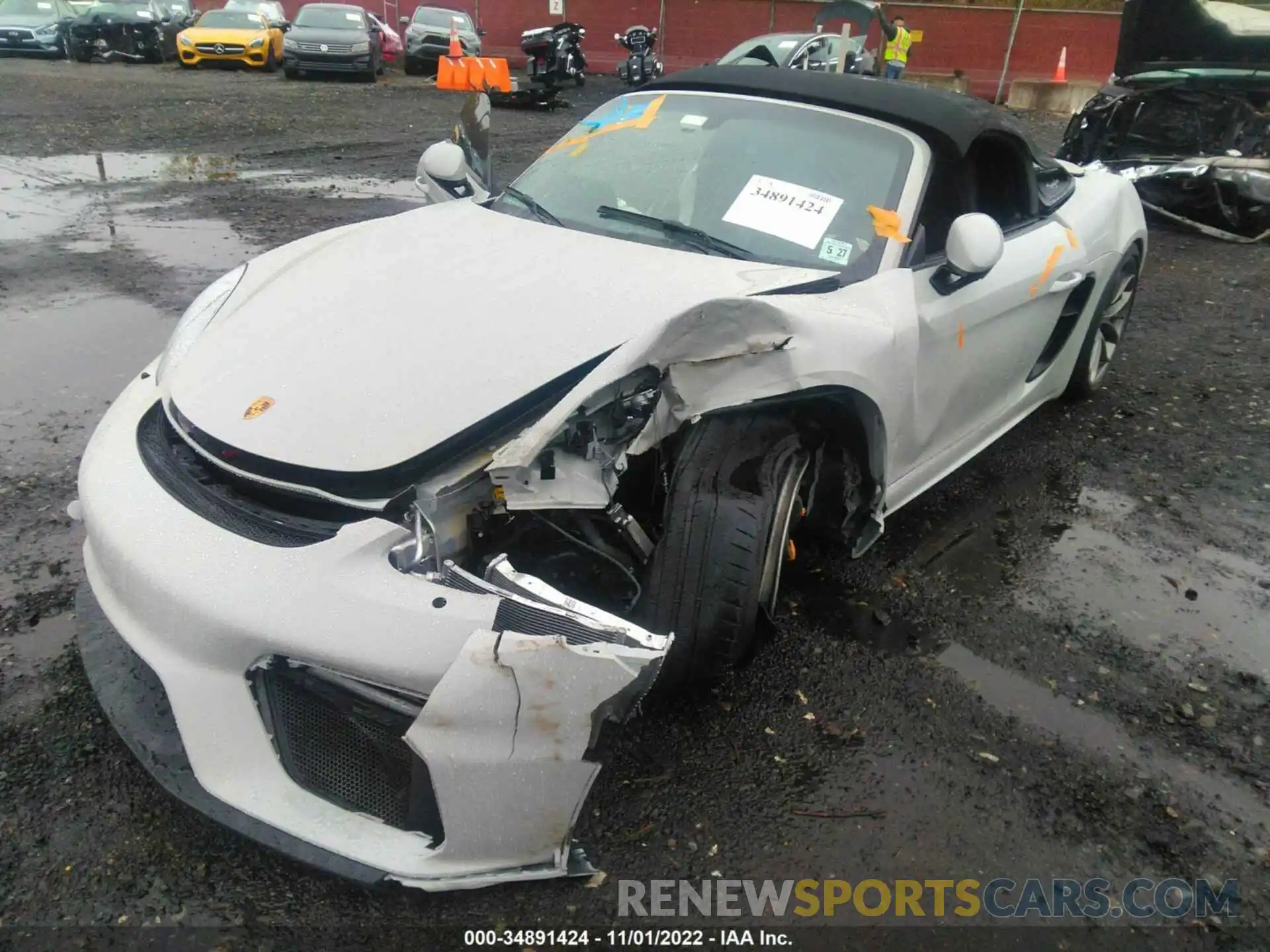 6 Photograph of a damaged car WP0CC2A85NS235428 PORSCHE 718 SPYDER 2022