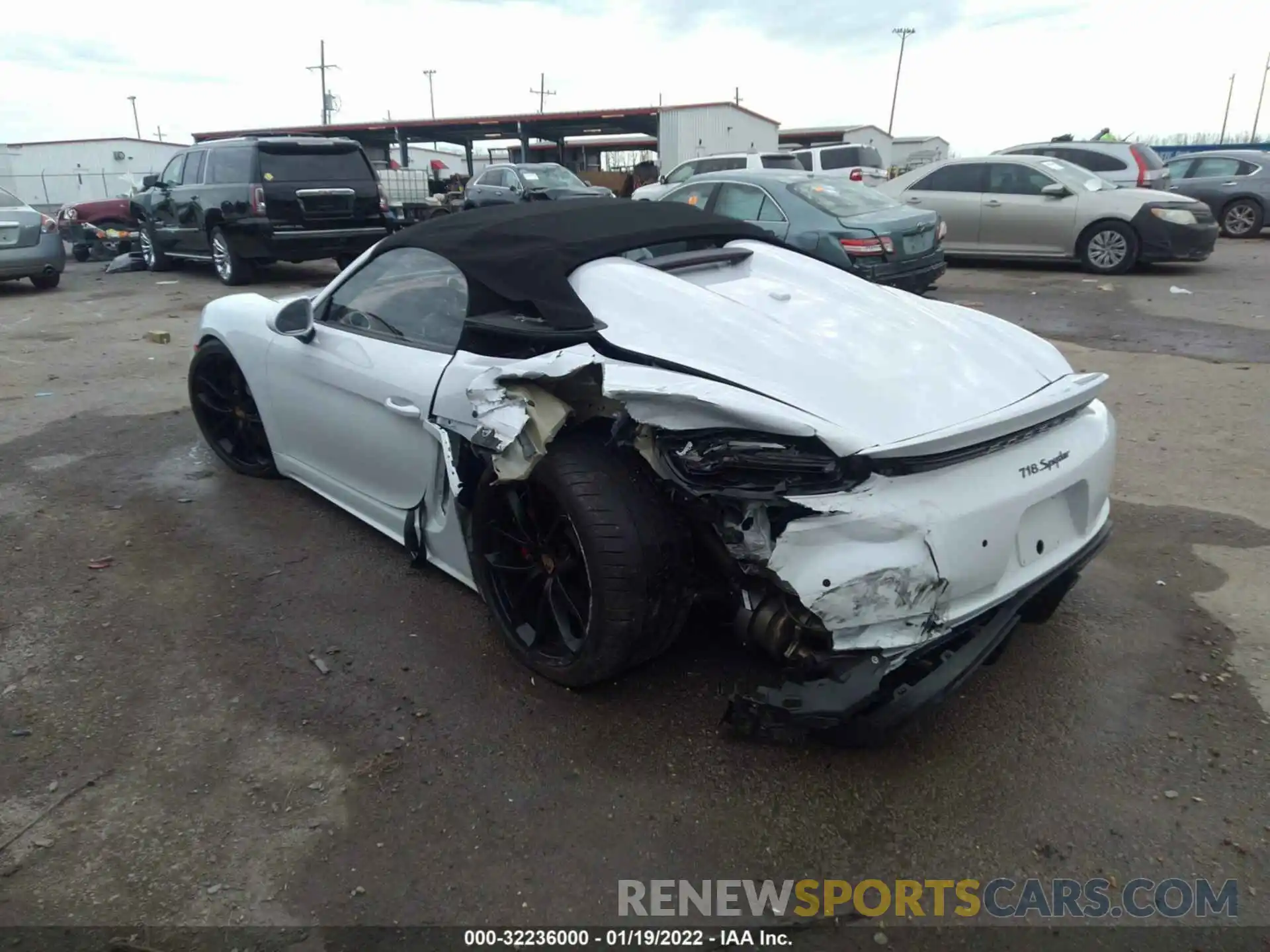 3 Photograph of a damaged car WP0CC2A89NS235092 PORSCHE 718 SPYDER 2022