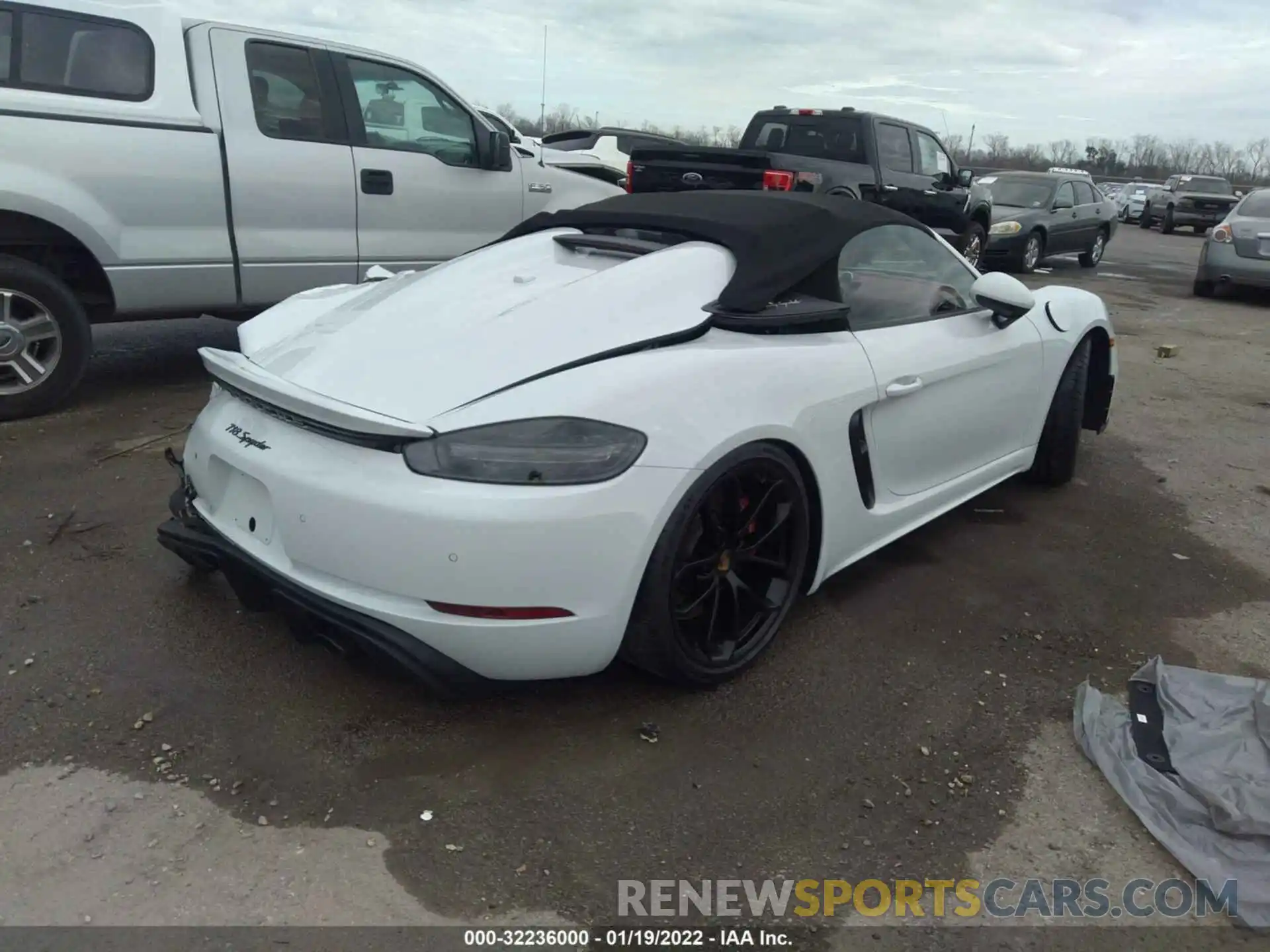 4 Photograph of a damaged car WP0CC2A89NS235092 PORSCHE 718 SPYDER 2022