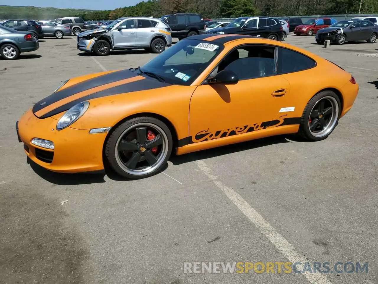 1 Photograph of a damaged car WP0AB29939S721135 PORSCHE 911 2009