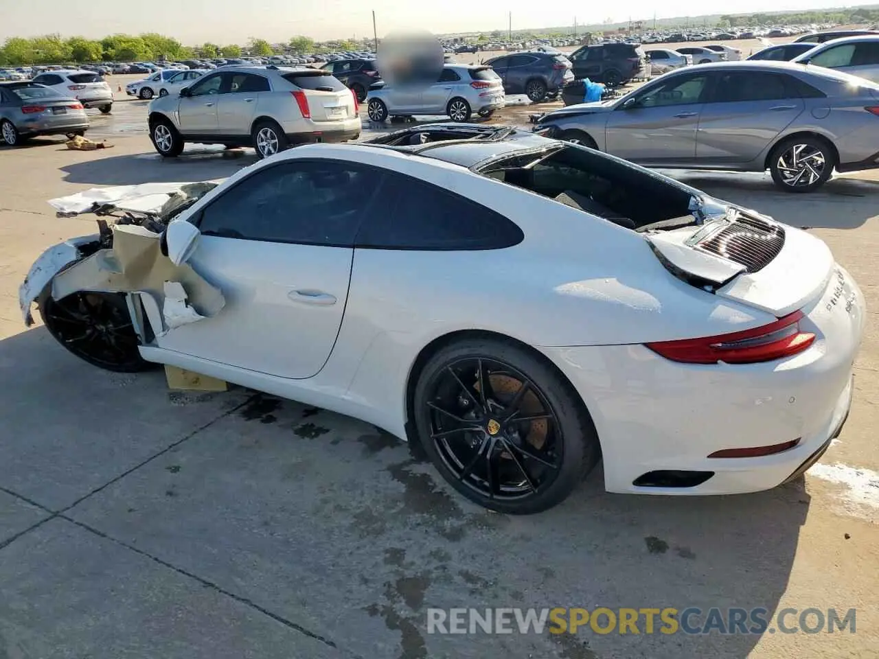 2 Photograph of a damaged car WP0AA2A90KS104215 PORSCHE 911 2019