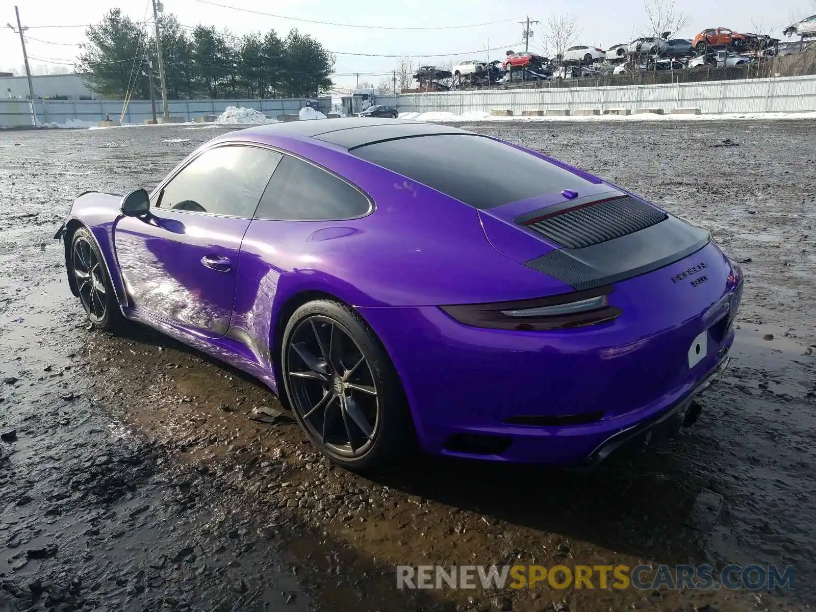 3 Photograph of a damaged car WP0AA2A93KS103205 PORSCHE 911 2019