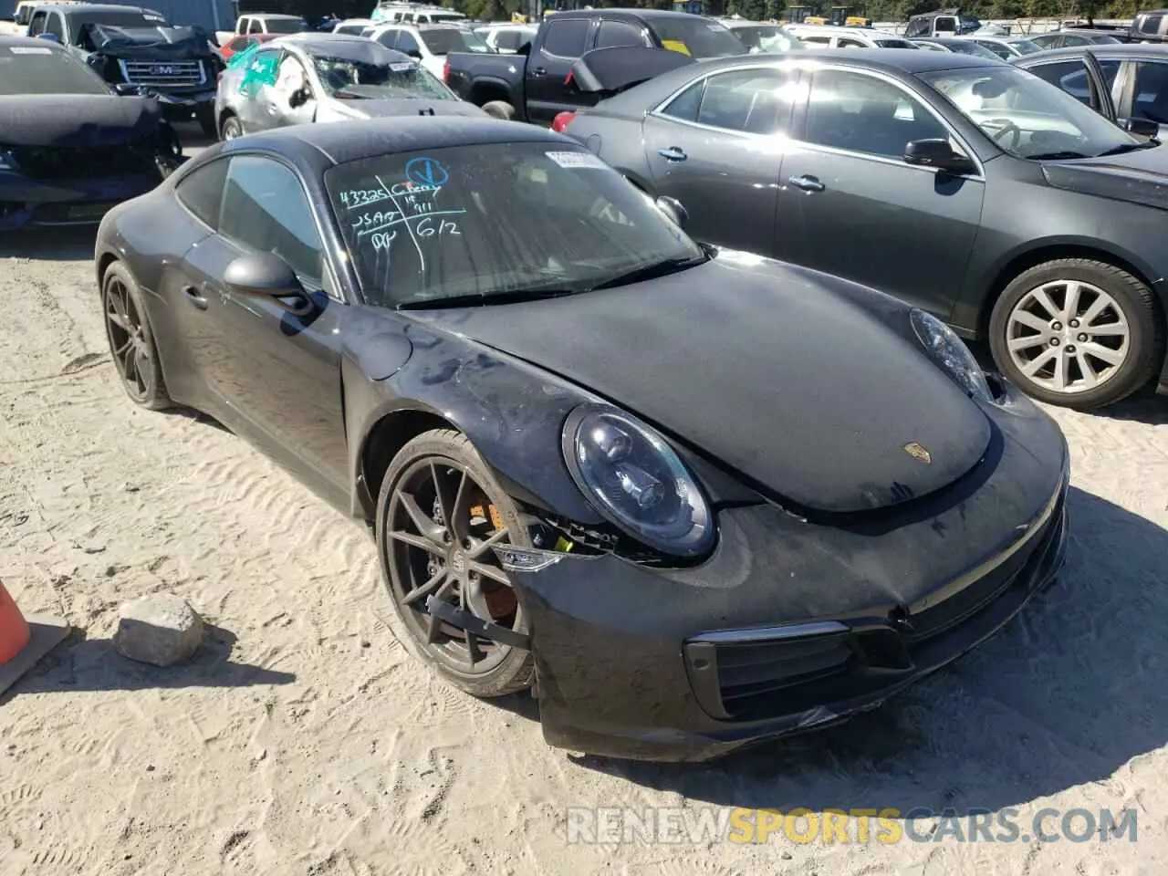 1 Photograph of a damaged car WP0AA2A94KS103181 PORSCHE 911 2019