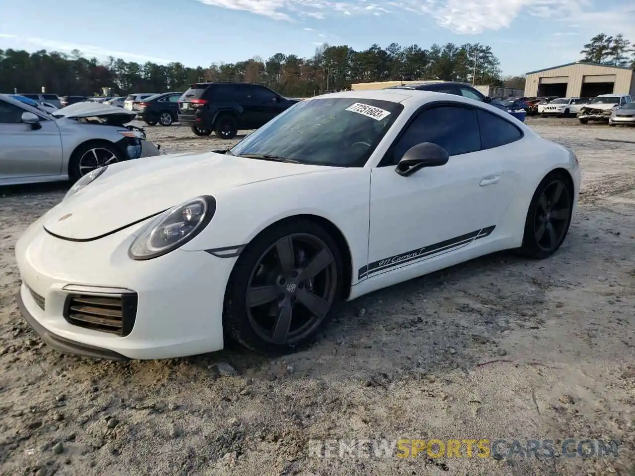 1 Photograph of a damaged car WP0AA2A94KS103214 PORSCHE 911 2019