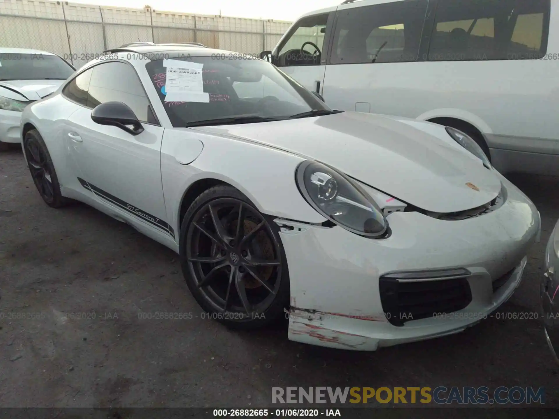 1 Photograph of a damaged car WP0AA2A96KS103599 PORSCHE 911 2019