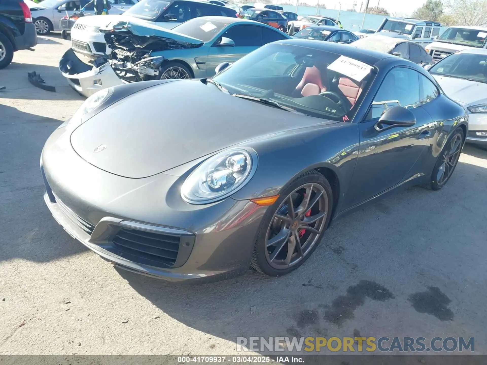 2 Photograph of a damaged car WP0AB2A90KS114837 PORSCHE 911 2019