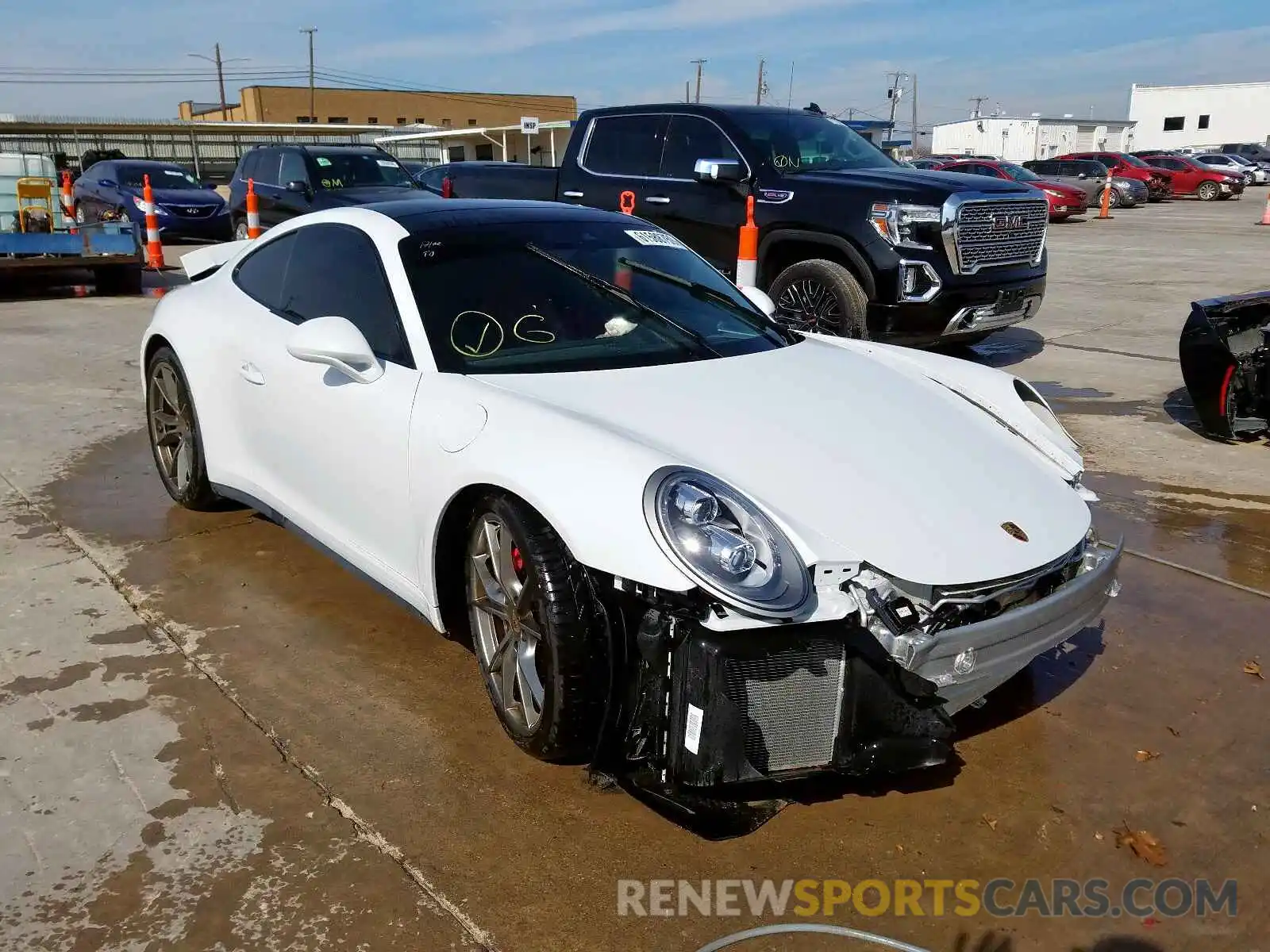 1 Photograph of a damaged car WP0AB2A93KS115187 PORSCHE 911 2019