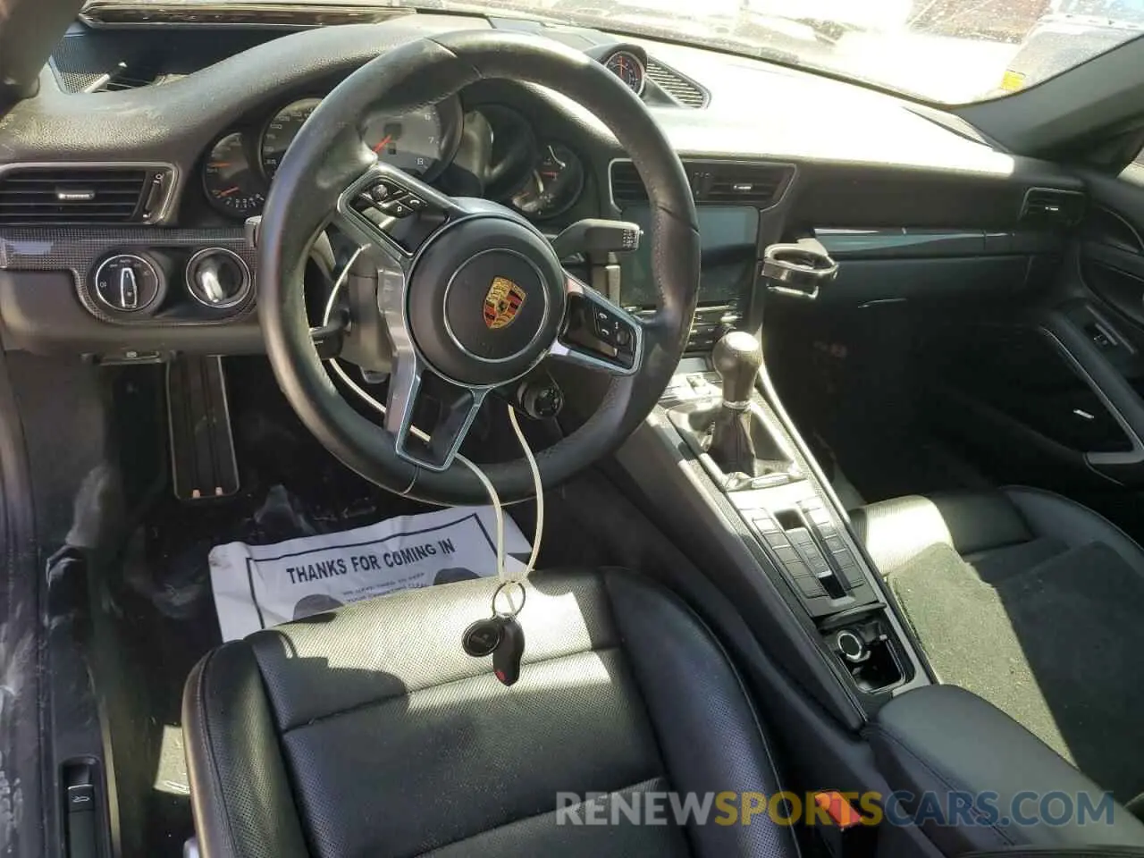 8 Photograph of a damaged car WP0AB2A94KS114811 PORSCHE 911 2019