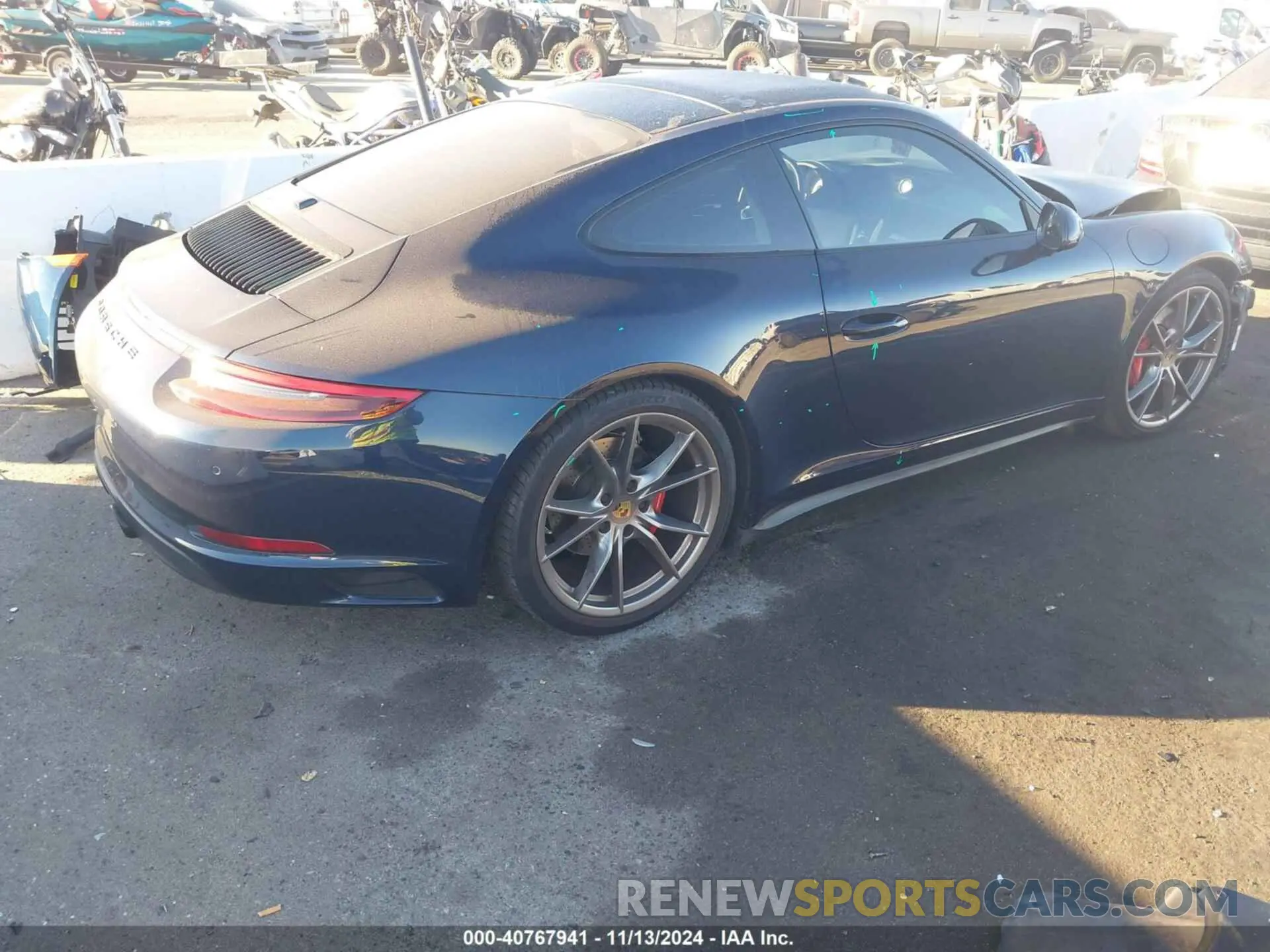 4 Photograph of a damaged car WP0AB2A96KS115393 PORSCHE 911 2019