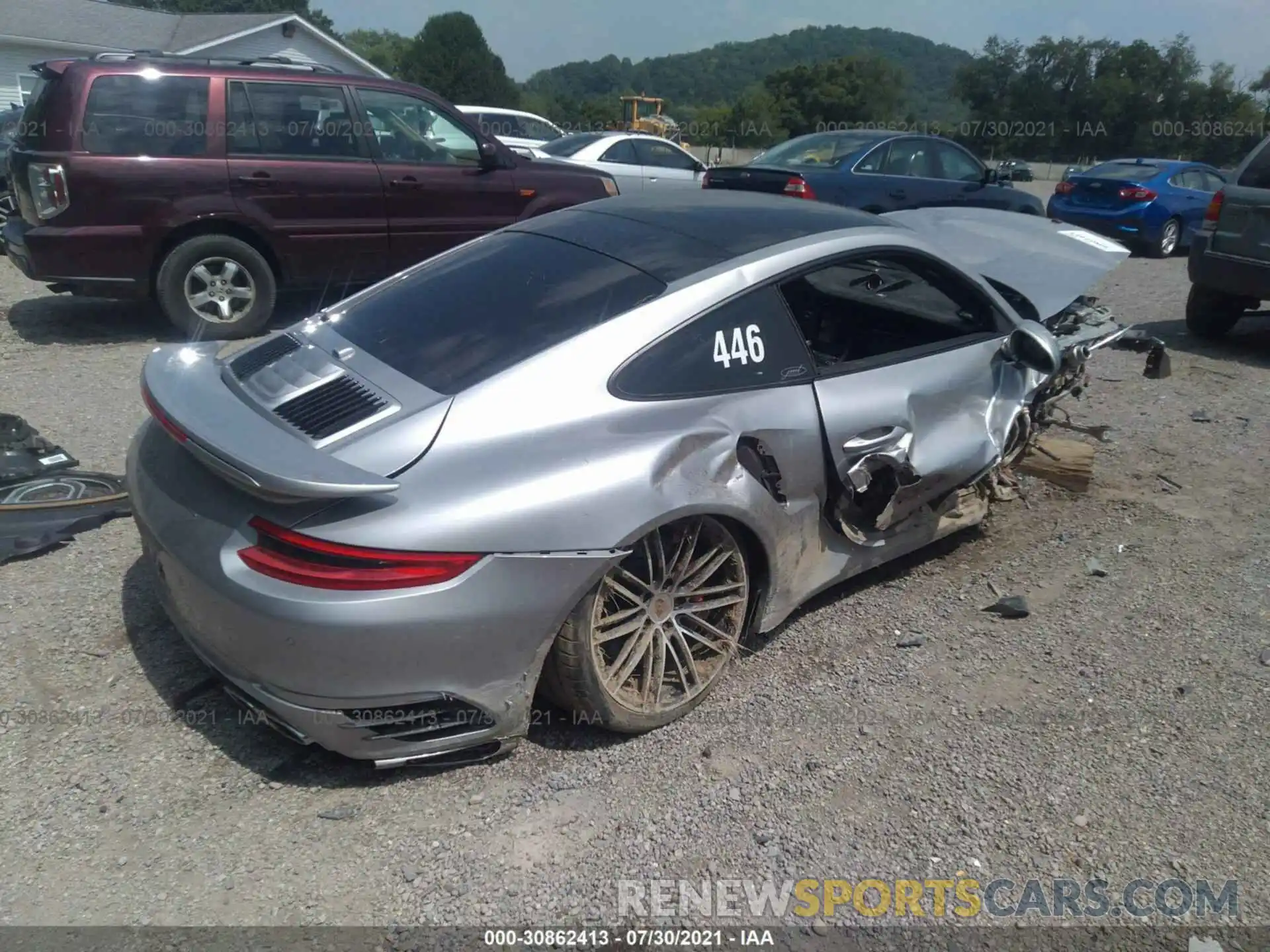 4 Photograph of a damaged car WP0AD2A96KS140935 PORSCHE 911 2019