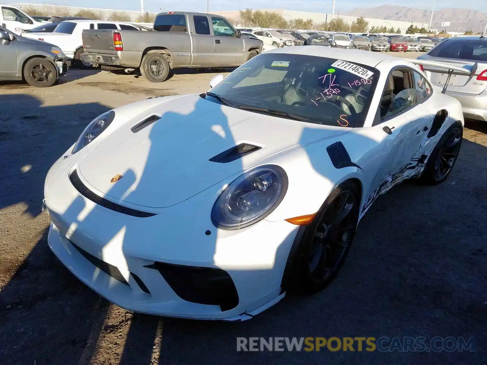 2 Photograph of a damaged car WP0AF2A94KS165326 PORSCHE 911 2019