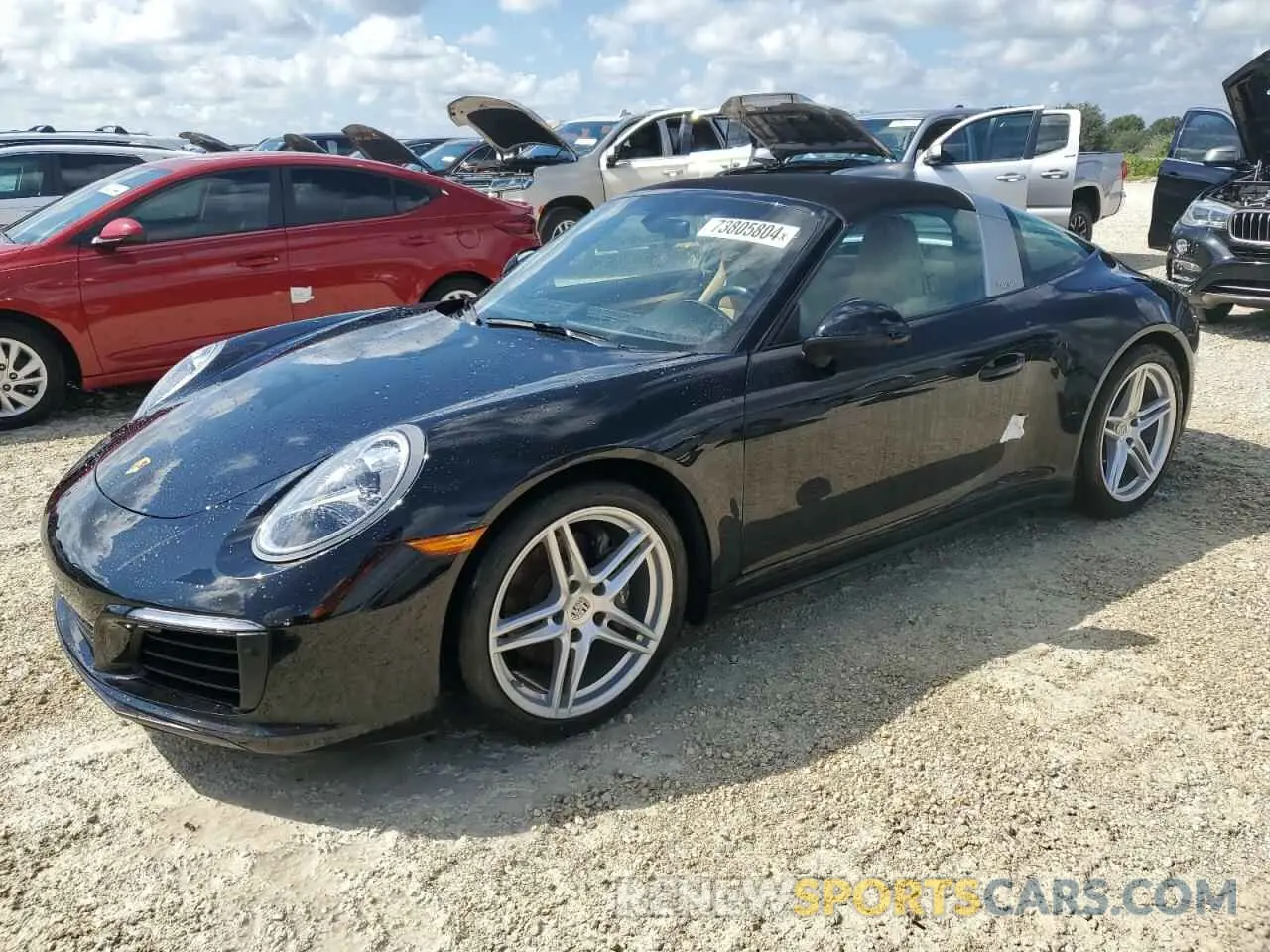 1 Photograph of a damaged car WP0BA2A99KS120126 PORSCHE 911 2019