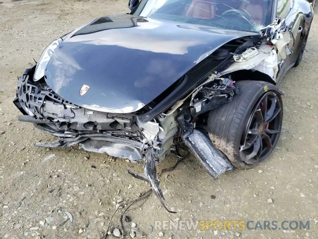 9 Photograph of a damaged car WP0BB2A9XKS125509 PORSCHE 911 2019