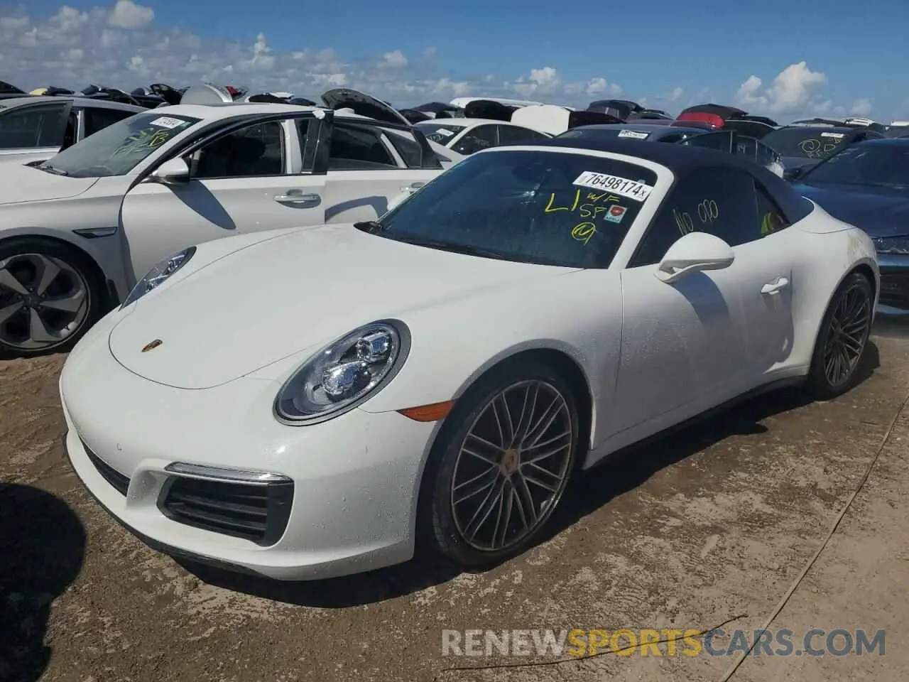 1 Photograph of a damaged car WP0CA2A93KS129442 PORSCHE 911 2019