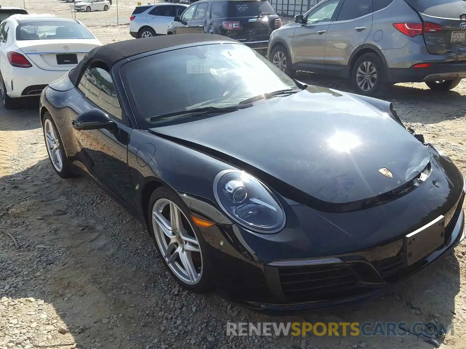 1 Photograph of a damaged car WP0CA2A94KS129126 PORSCHE 911 2019