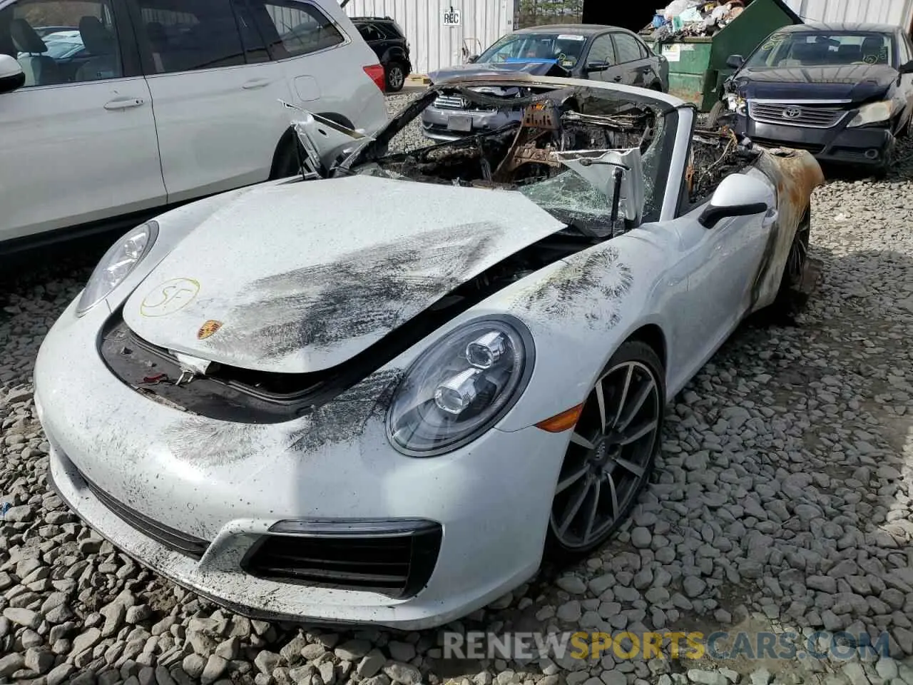 2 Photograph of a damaged car WP0CA2A96KS129273 PORSCHE 911 2019