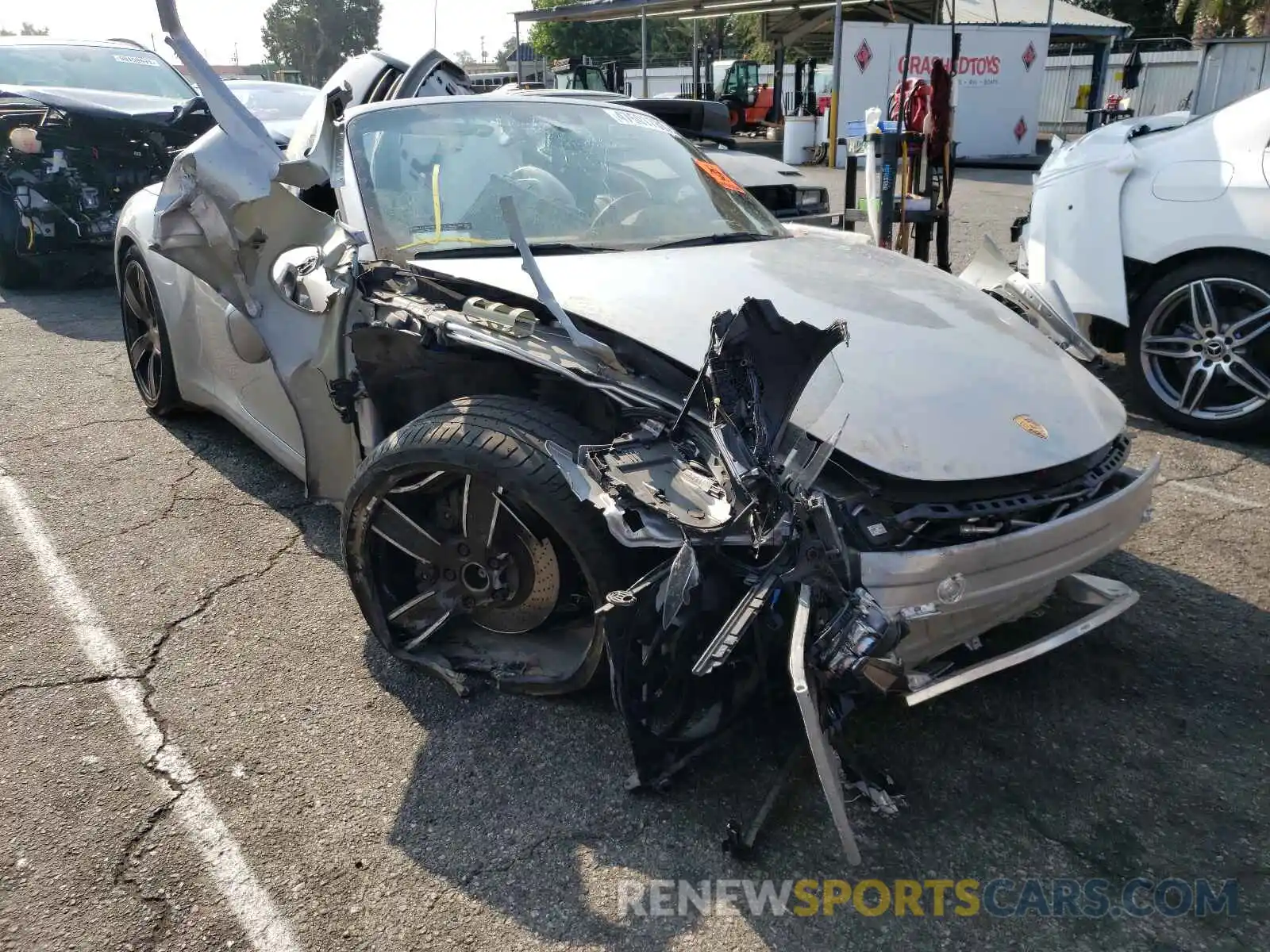 1 Photograph of a damaged car WP0CA2A98KS129257 PORSCHE 911 2019