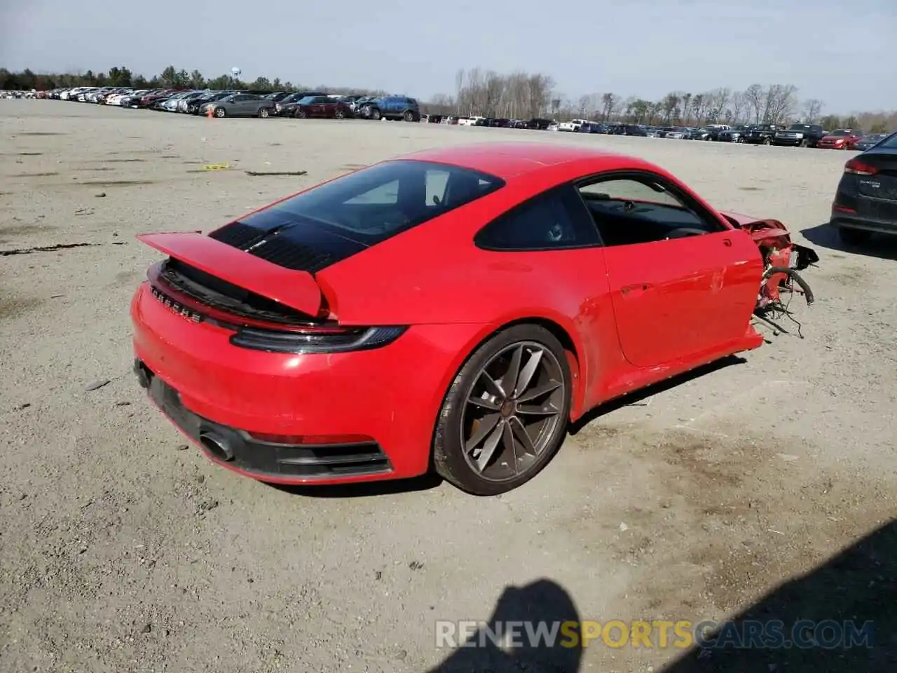 4 Photograph of a damaged car WP0AA2A92LS206584 PORSCHE 911 2020