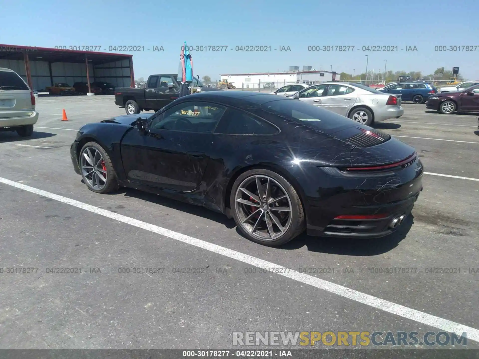 3 Photograph of a damaged car WP0AB2A90LS227480 PORSCHE 911 2020