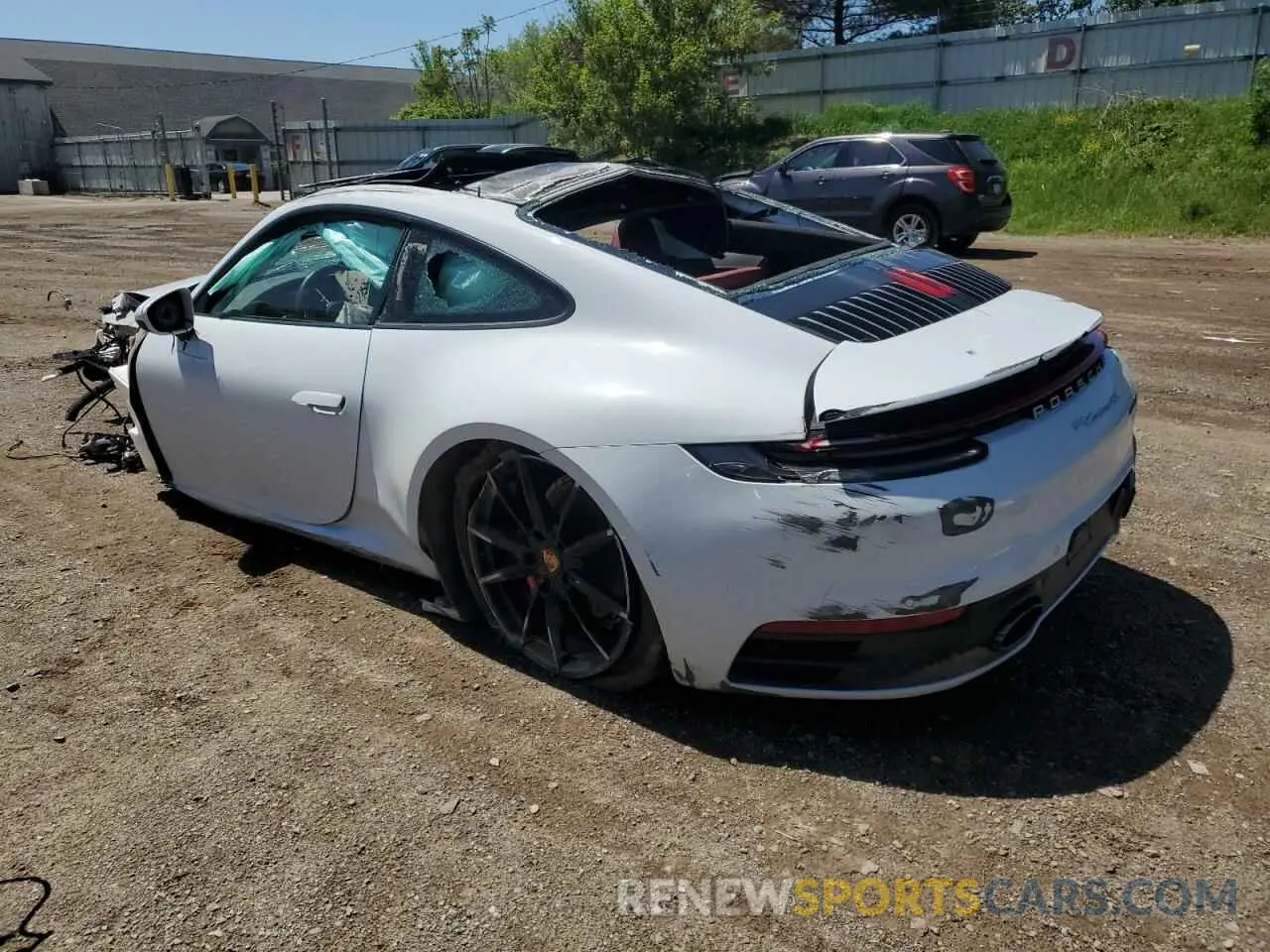 2 Photograph of a damaged car WP0AB2A91LS225947 PORSCHE 911 2020