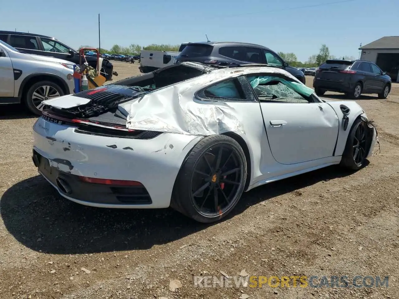 3 Photograph of a damaged car WP0AB2A91LS225947 PORSCHE 911 2020