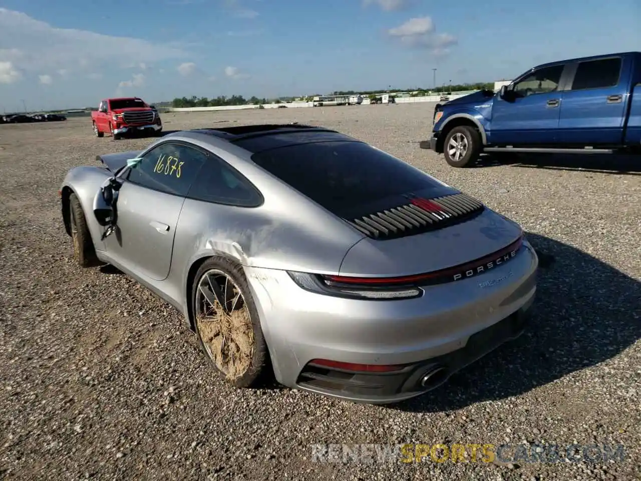 3 Photograph of a damaged car WP0AB2A92LS229960 PORSCHE 911 2020