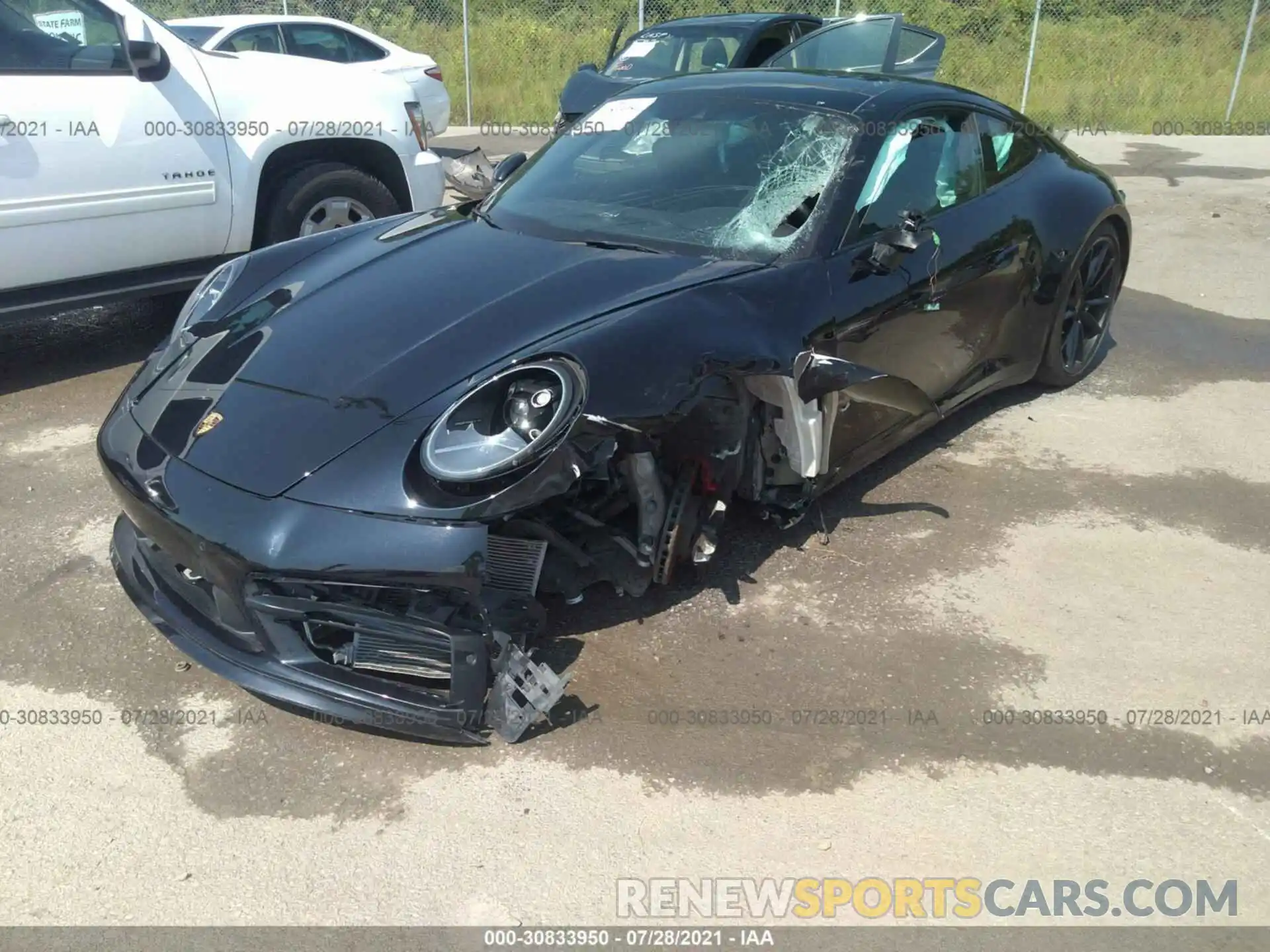 2 Photograph of a damaged car WP0AB2A93LS225433 PORSCHE 911 2020