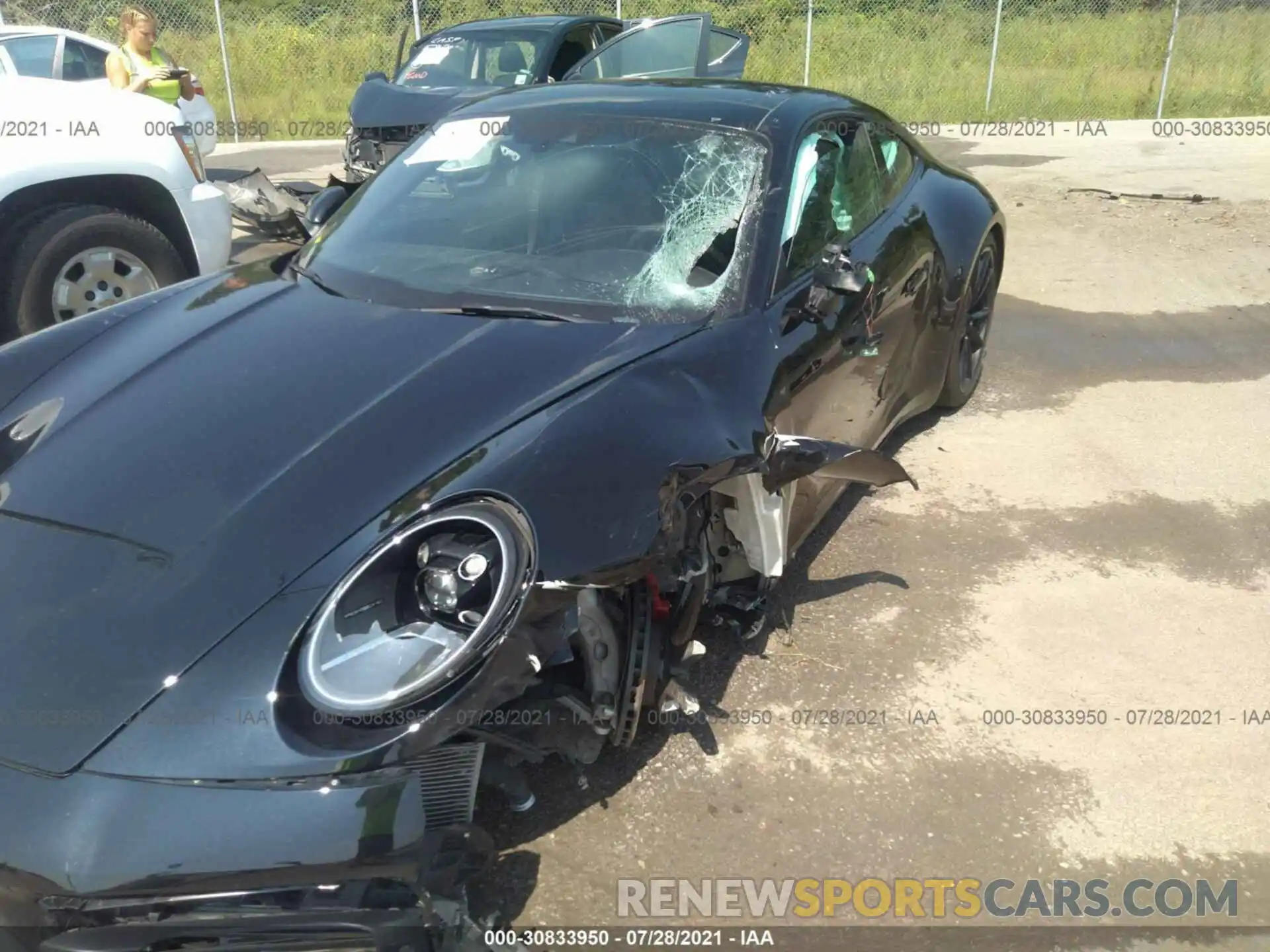 6 Photograph of a damaged car WP0AB2A93LS225433 PORSCHE 911 2020