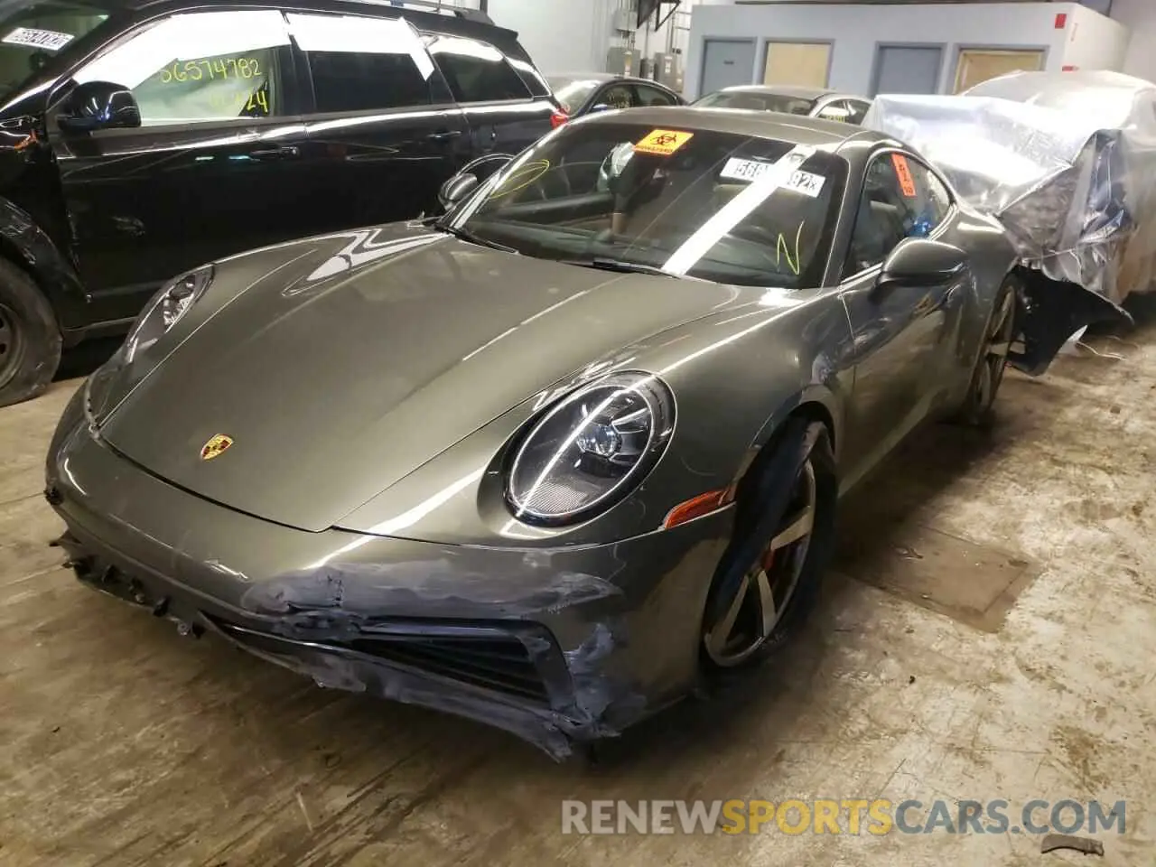 2 Photograph of a damaged car WP0AB2A94LS225263 PORSCHE 911 2020