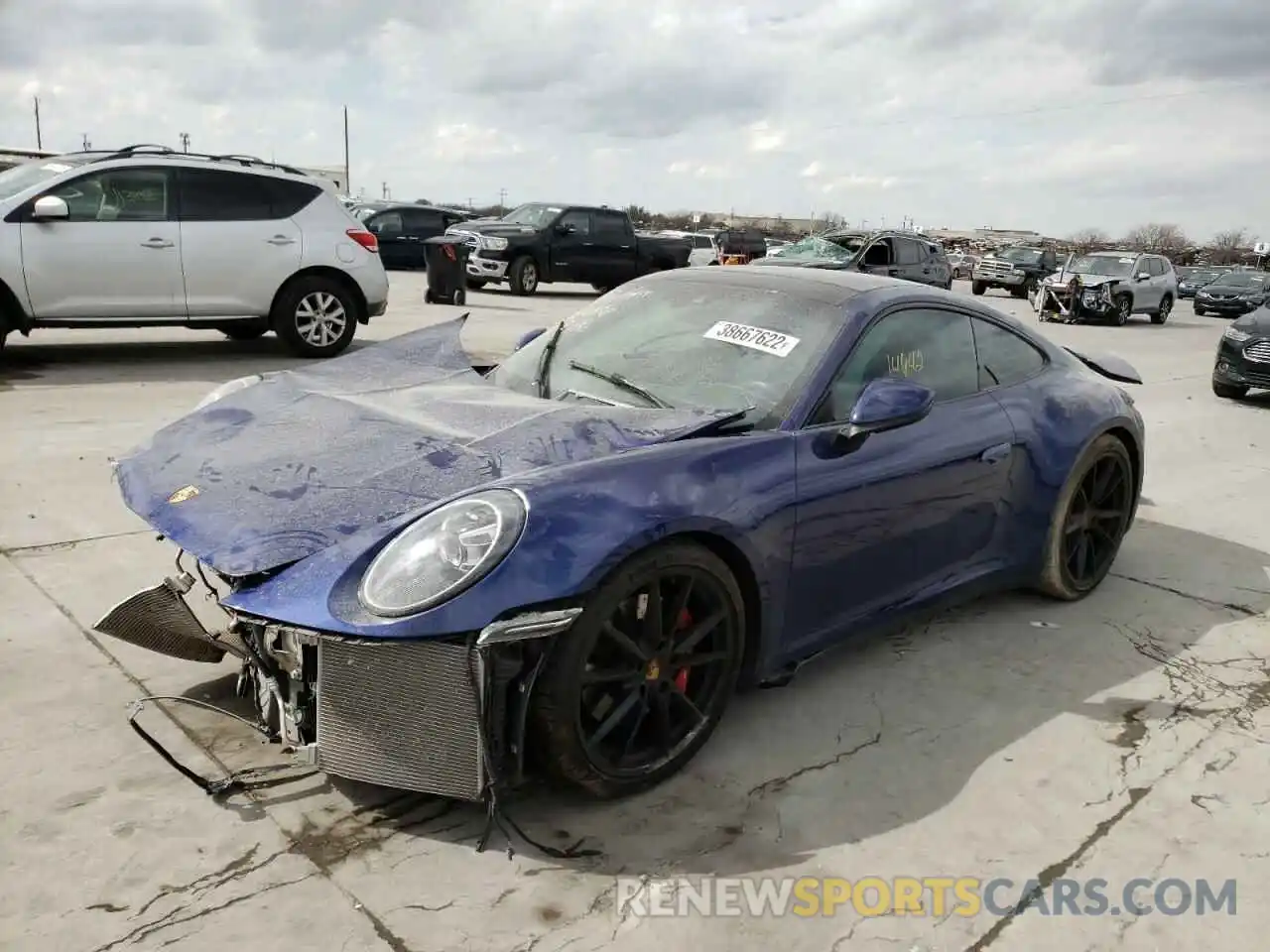 2 Photograph of a damaged car WP0AB2A94LS226509 PORSCHE 911 2020