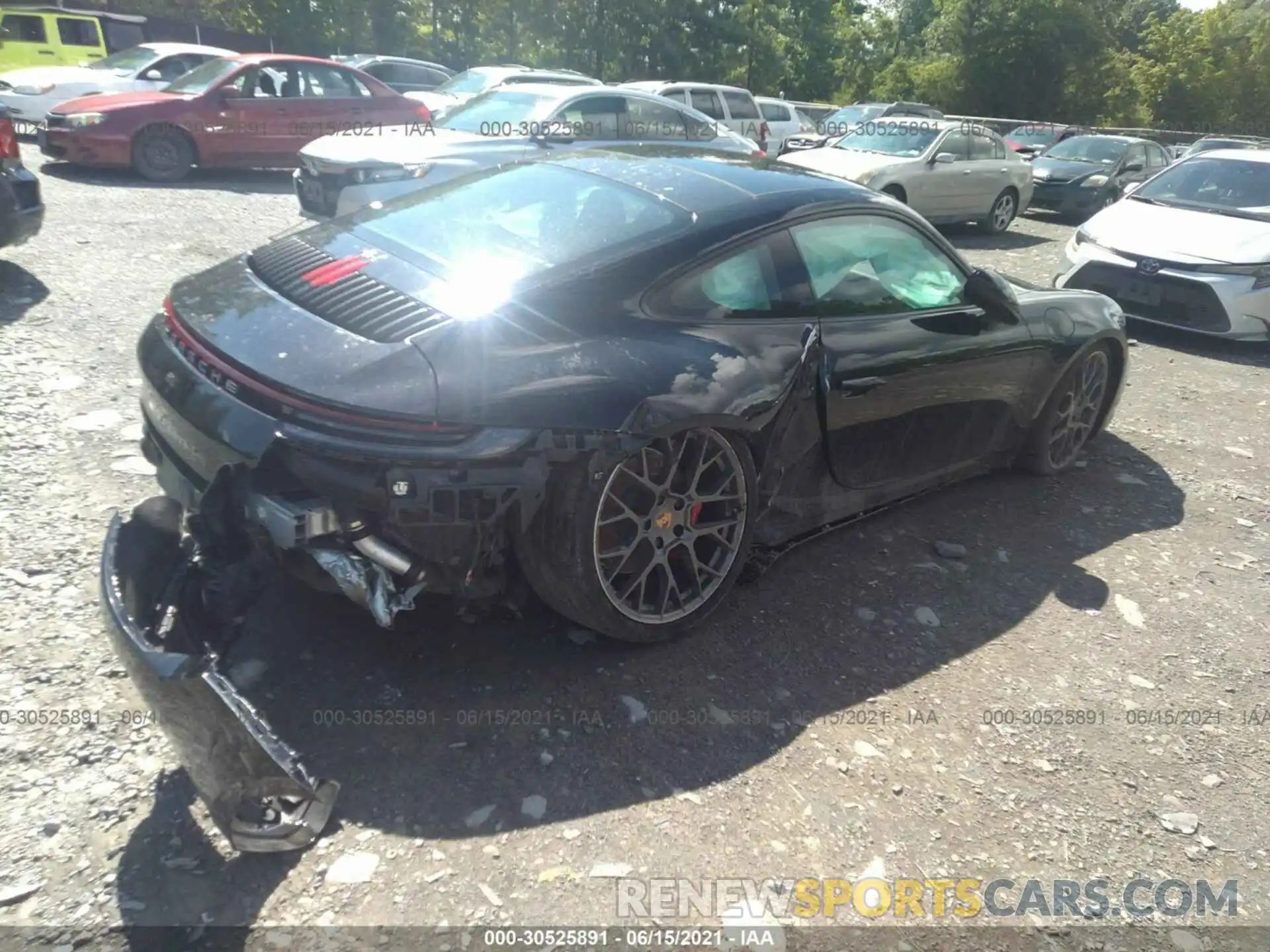 4 Photograph of a damaged car WP0AB2A95LS226065 PORSCHE 911 2020