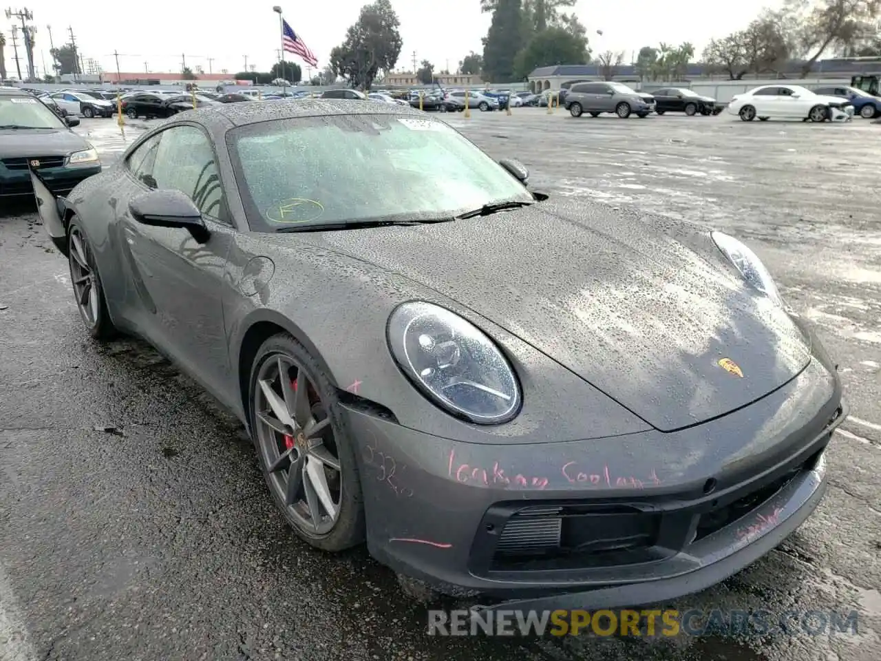 1 Photograph of a damaged car WP0AB2A95LS226468 PORSCHE 911 2020