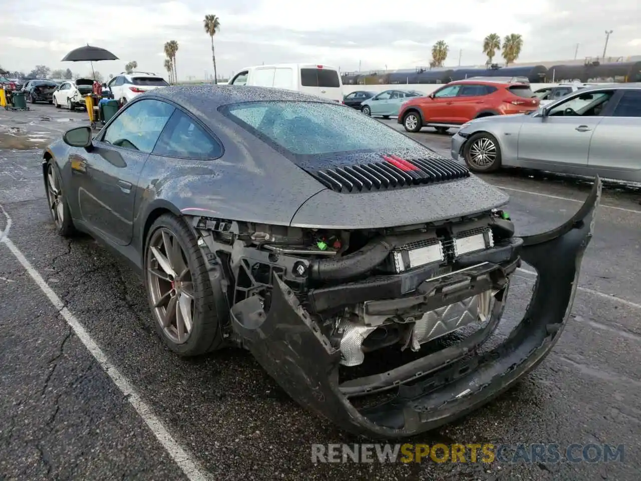 3 Photograph of a damaged car WP0AB2A95LS226468 PORSCHE 911 2020