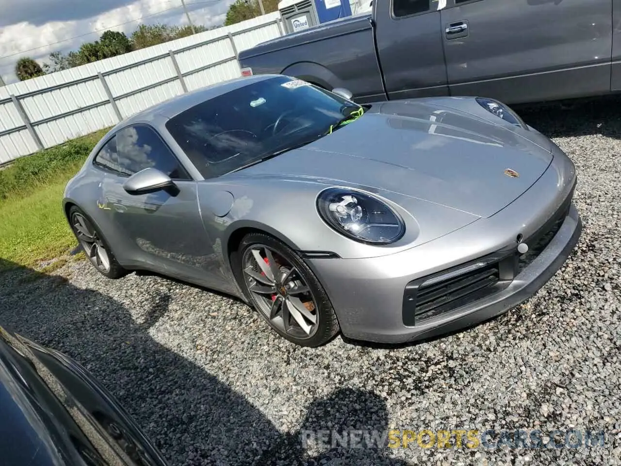 4 Photograph of a damaged car WP0AB2A95LS226762 PORSCHE 911 2020