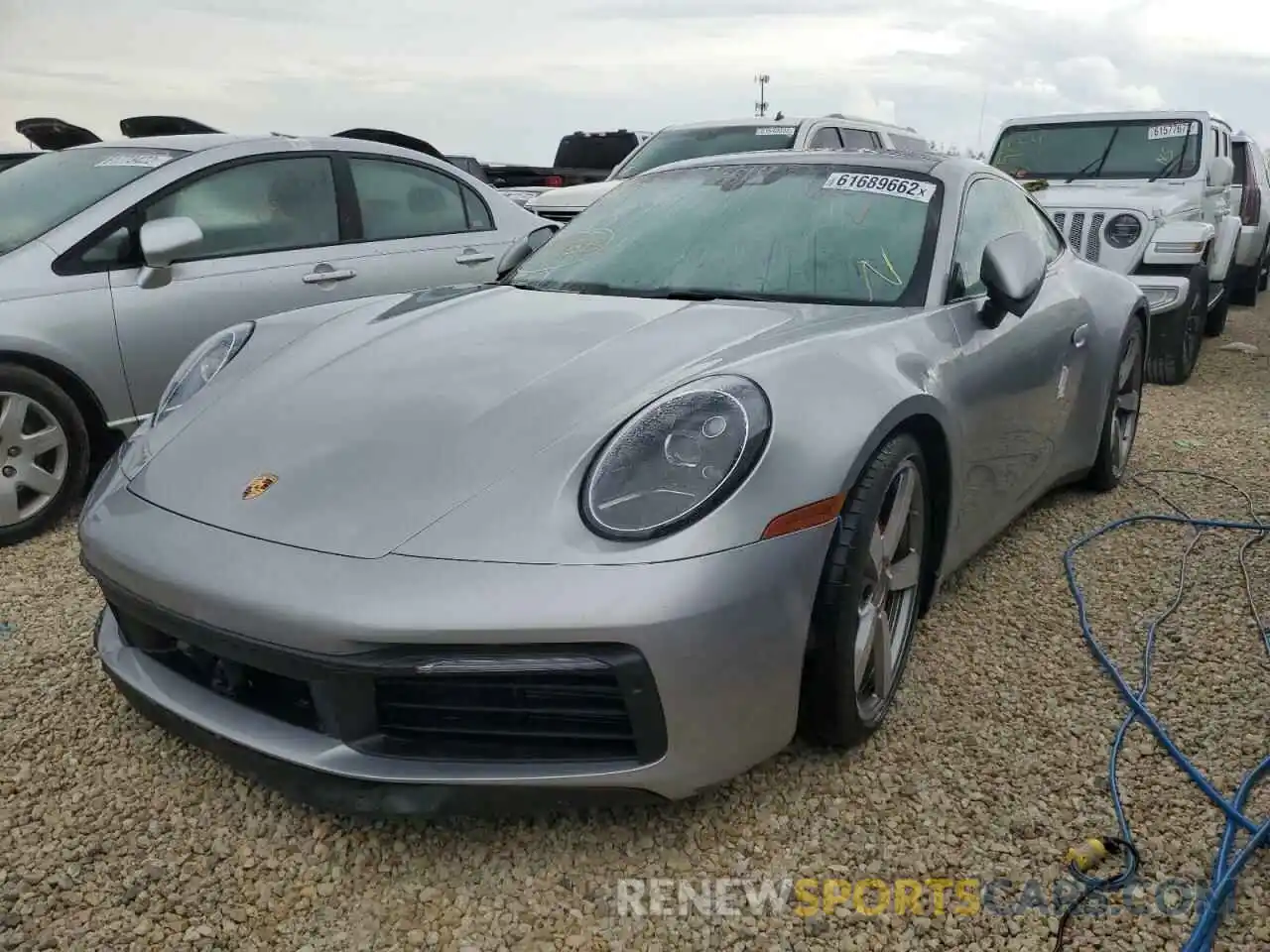 2 Photograph of a damaged car WP0AB2A97LS225497 PORSCHE 911 2020