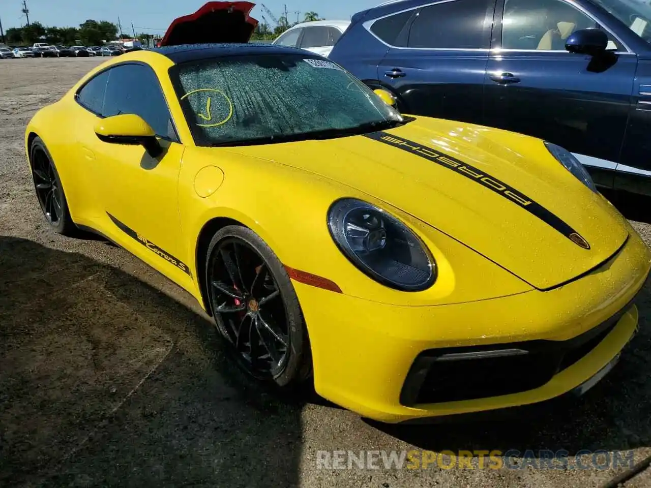 1 Photograph of a damaged car WP0AB2A97LS226813 PORSCHE 911 2020