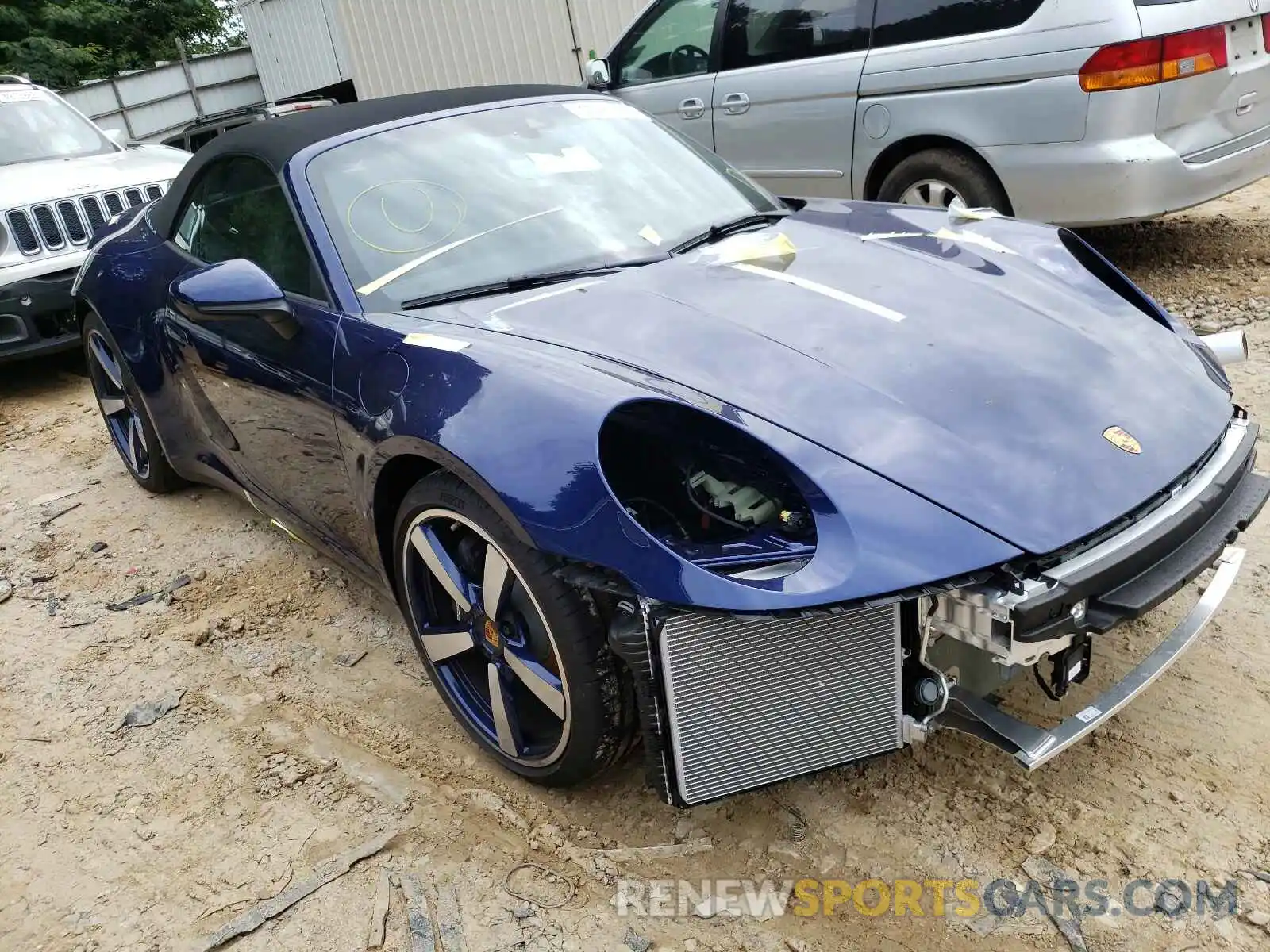 1 Photograph of a damaged car WP0CA2A99LS251837 PORSCHE 911 2020