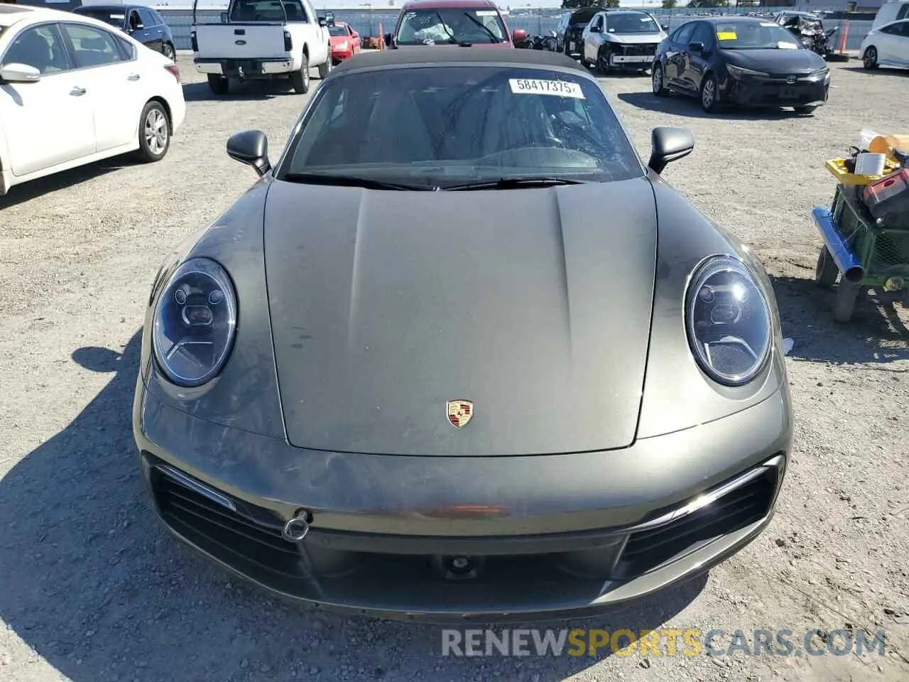 5 Photograph of a damaged car WP0CA2A9XLS251524 PORSCHE 911 2020