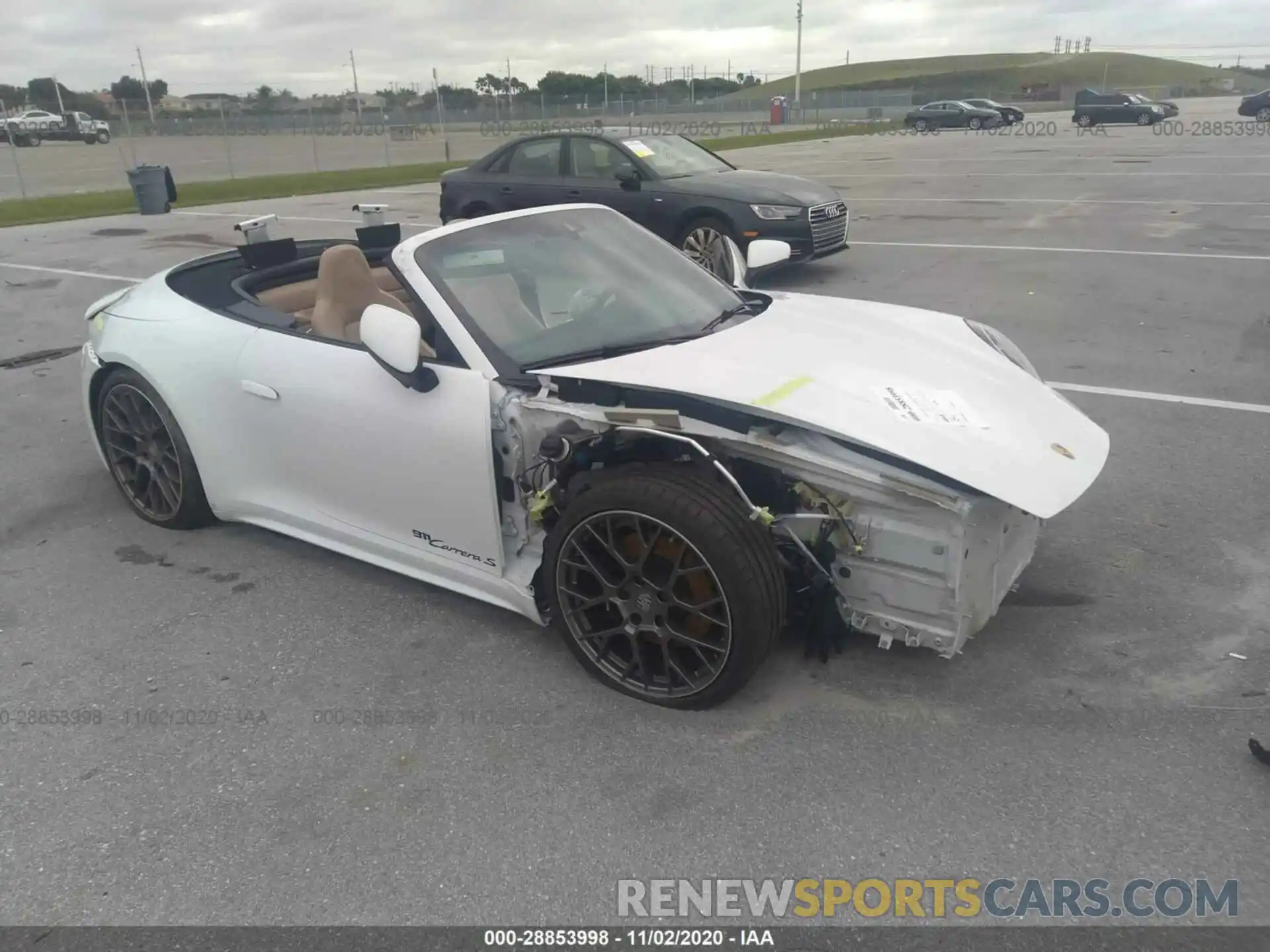 1 Photograph of a damaged car WP0CB2A96LS263022 PORSCHE 911 2020