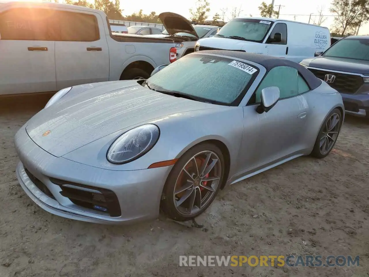 1 Photograph of a damaged car WP0CB2A97LS263546 PORSCHE 911 2020