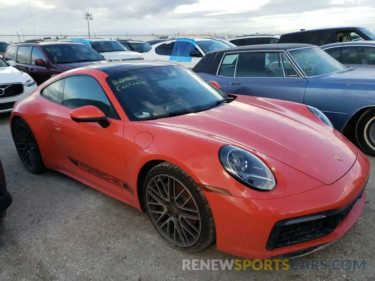 1 Photograph of a damaged car WP0AA2A92MS205811 PORSCHE 911 2021