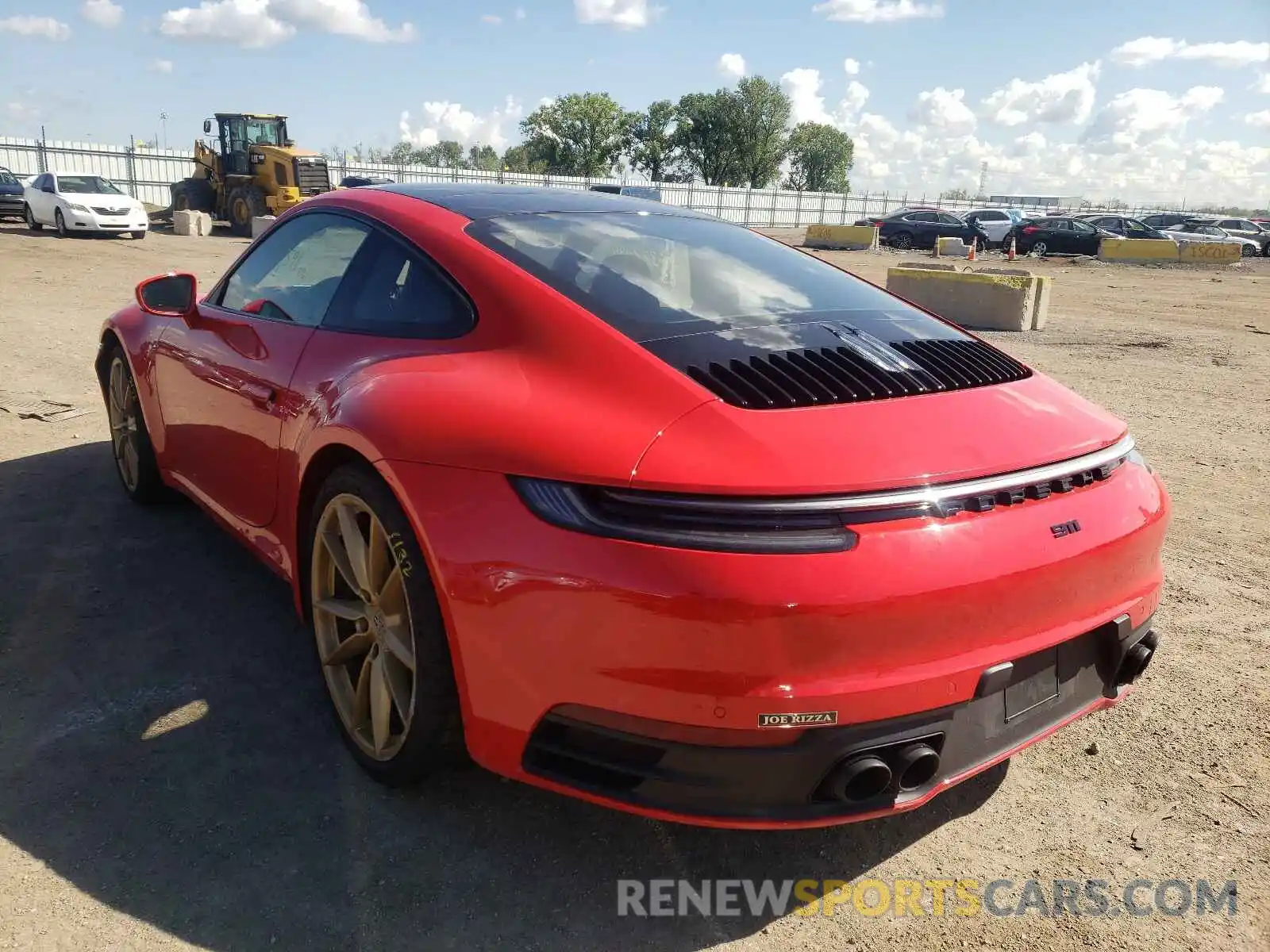 3 Photograph of a damaged car WP0AA2A94MS205180 PORSCHE 911 2021