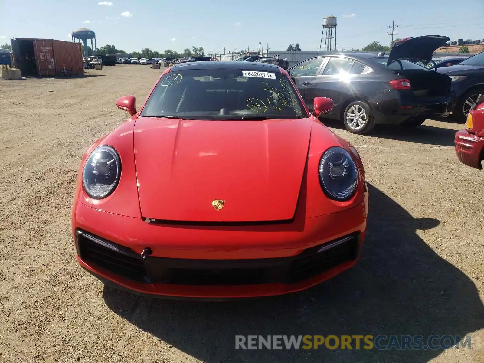 9 Photograph of a damaged car WP0AA2A94MS205180 PORSCHE 911 2021