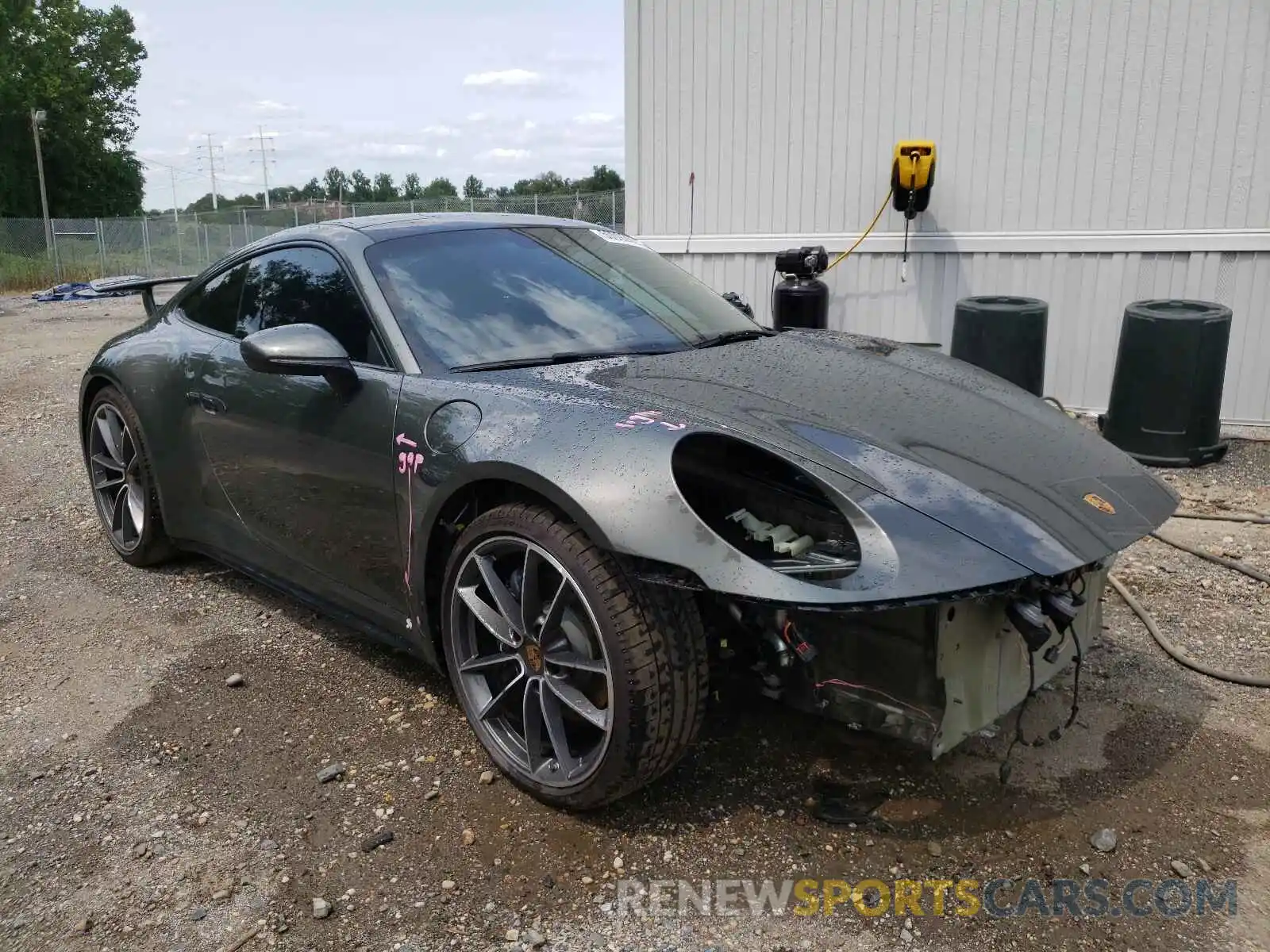 1 Photograph of a damaged car WP0AA2A95MS206127 PORSCHE 911 2021