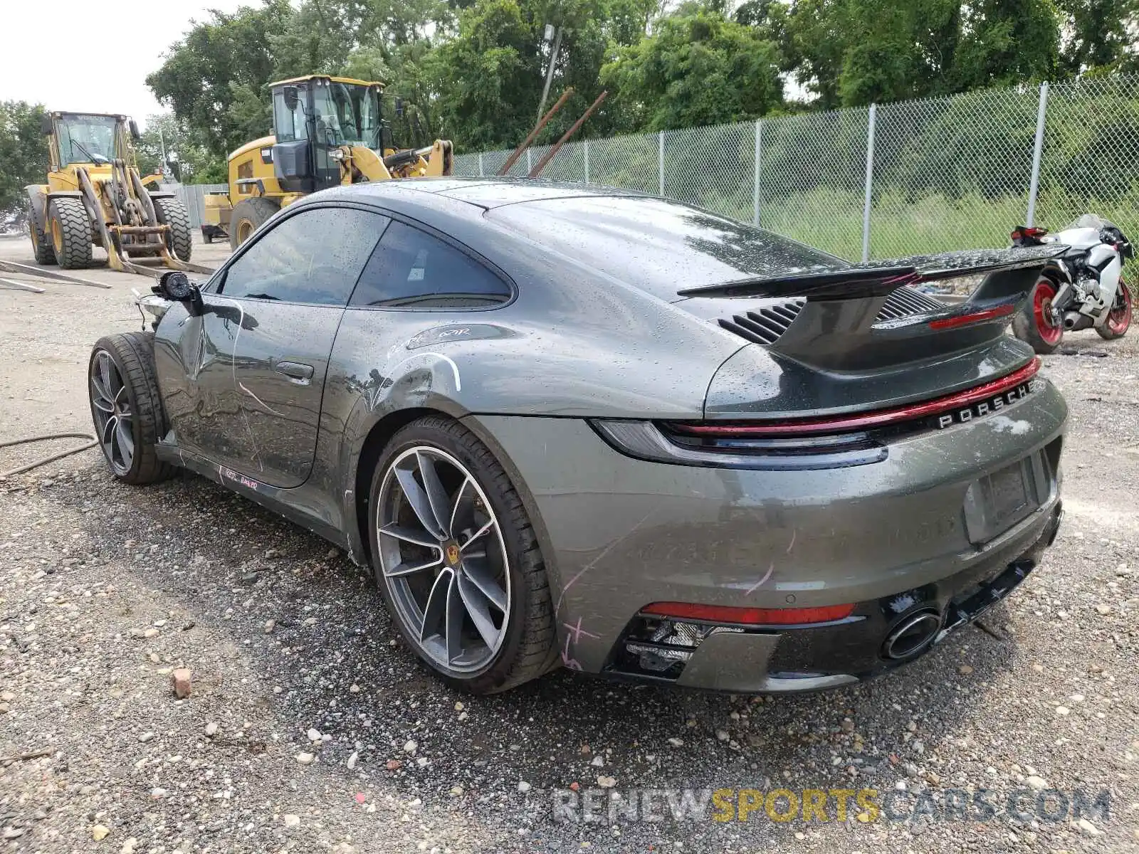 3 Photograph of a damaged car WP0AA2A95MS206127 PORSCHE 911 2021