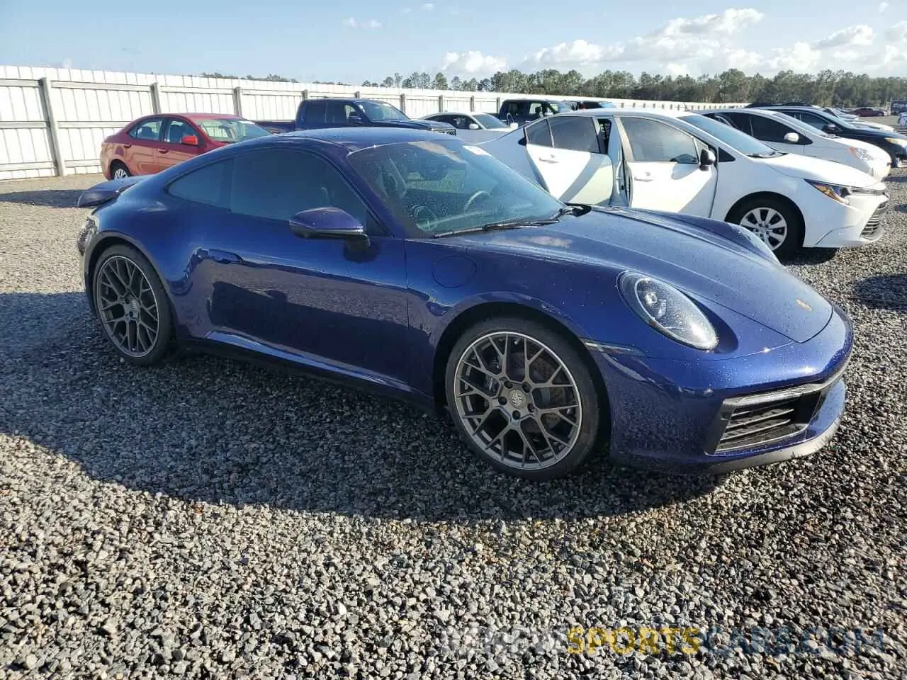 4 Photograph of a damaged car WP0AA2A97MS206873 PORSCHE 911 2021