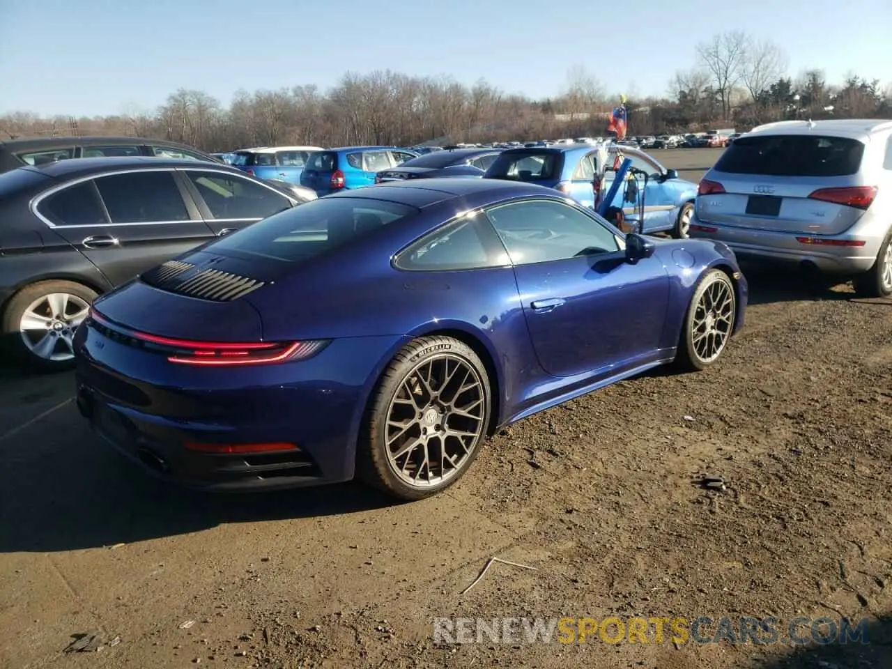 3 Photograph of a damaged car WP0AA2A99MS205658 PORSCHE 911 2021